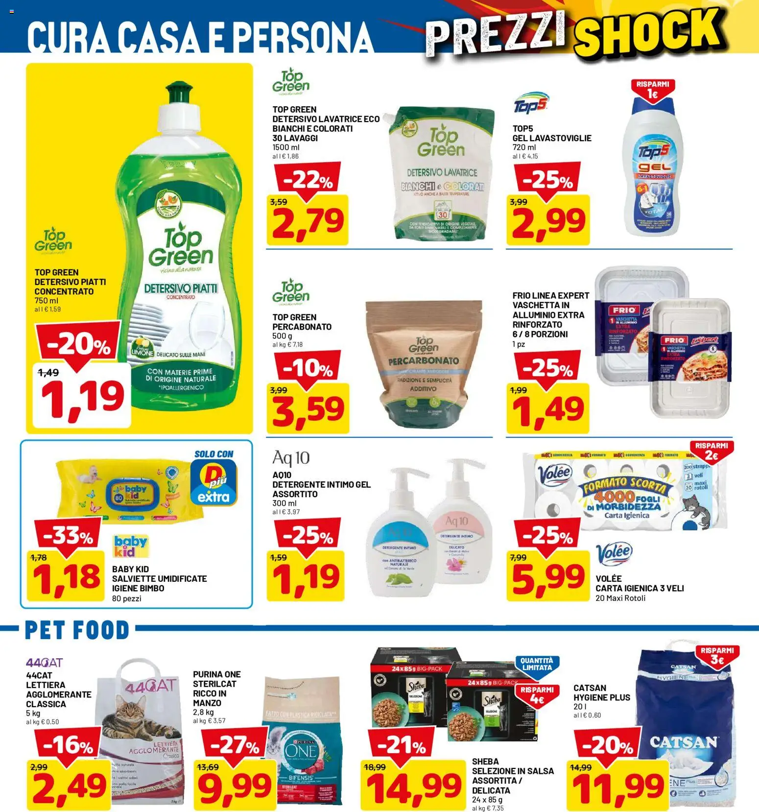 Volantino D Più del 14/09/2026 | Pagina: 16 | Prodotti: Maschera, Carta igienica, Detergente intimo, Intimo