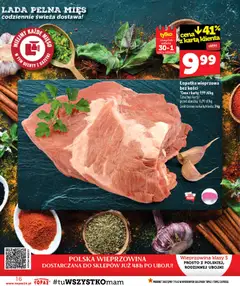 Pogląd oferty "Topaz gazetka" - ważna od 30.07.2026 | Strona: 16 | Produkty: Karta, Mięso, Łopatka wieprzowa, Wieprzowina