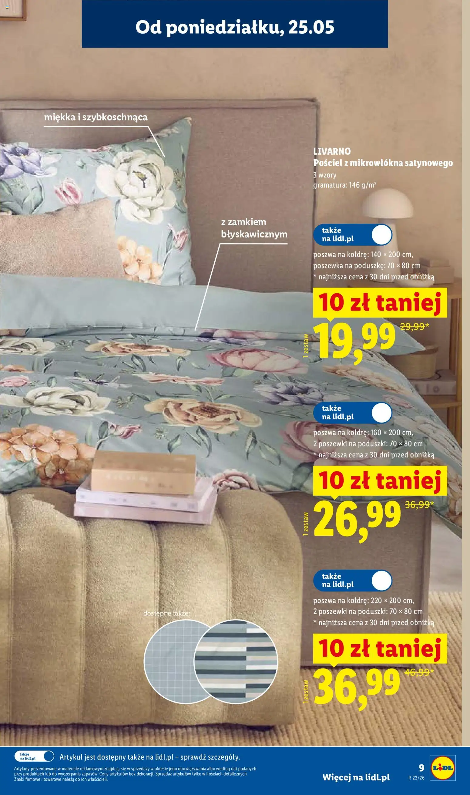 Lidl Katalog od 25.05.2026 | Strona: 11 | Produkty: Pościel