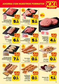 Vista previa Hamburguesa burger meat vacuno-cerdo, Hamburguesa burger meat vacuno-cerdo Carrefour El Mercado Bandeja 8 unidades 90 g válido desde el 10/09/2026 | Página: 9