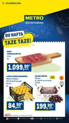 17.06.2026 tarihinden itibaren geçerli olan Metro kataloğu önizlemesi