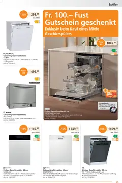 Fust aktionen ab 01.05.2026 gültig | Seite: 25 | Produkte: Geschirrspüler, Miele, Bosch