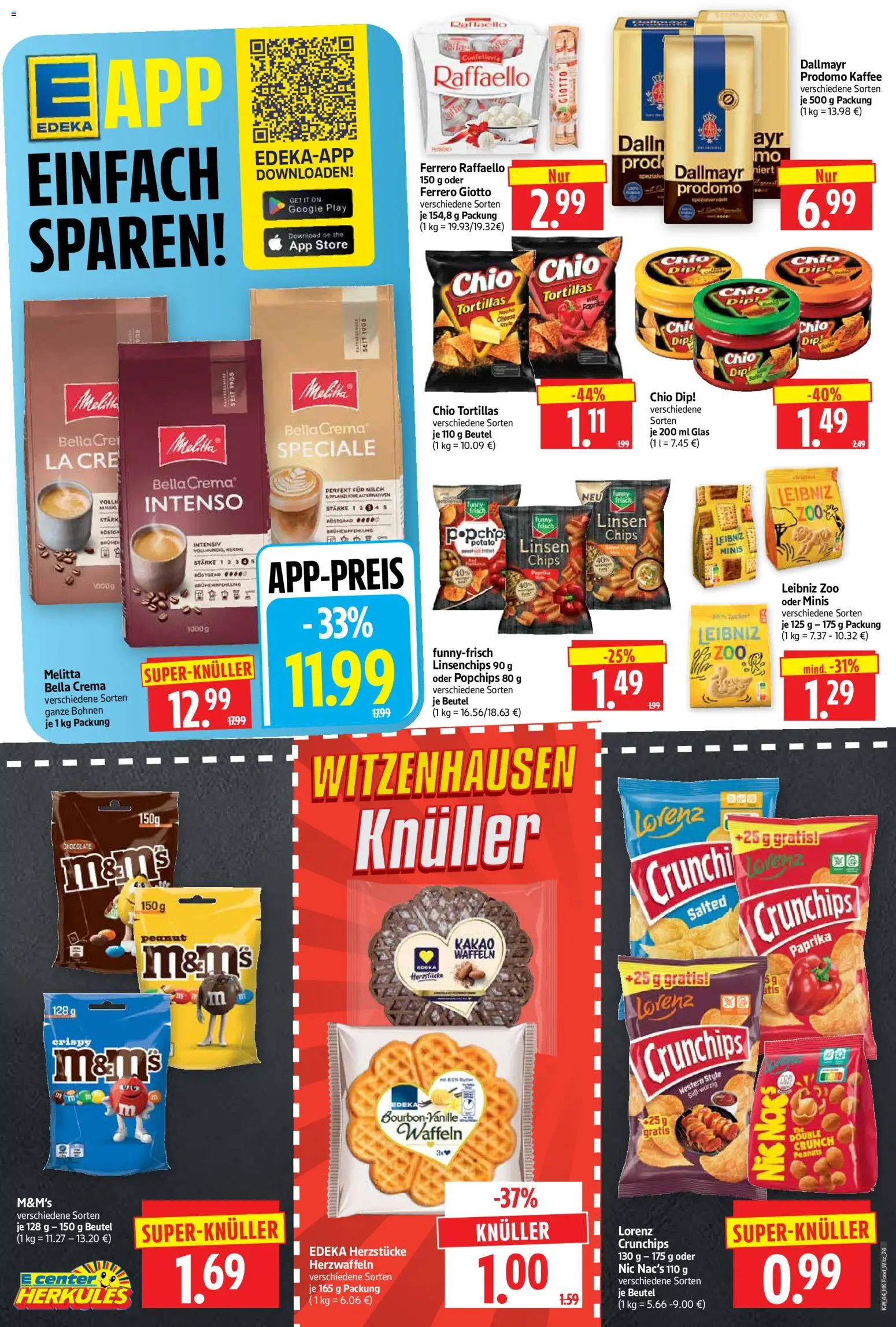 HERKULES Prospekt – gültig ab 26.10.2026 | Seite: 24 | Produkte: Milch, Waffeln, Dallmayr, Paprika