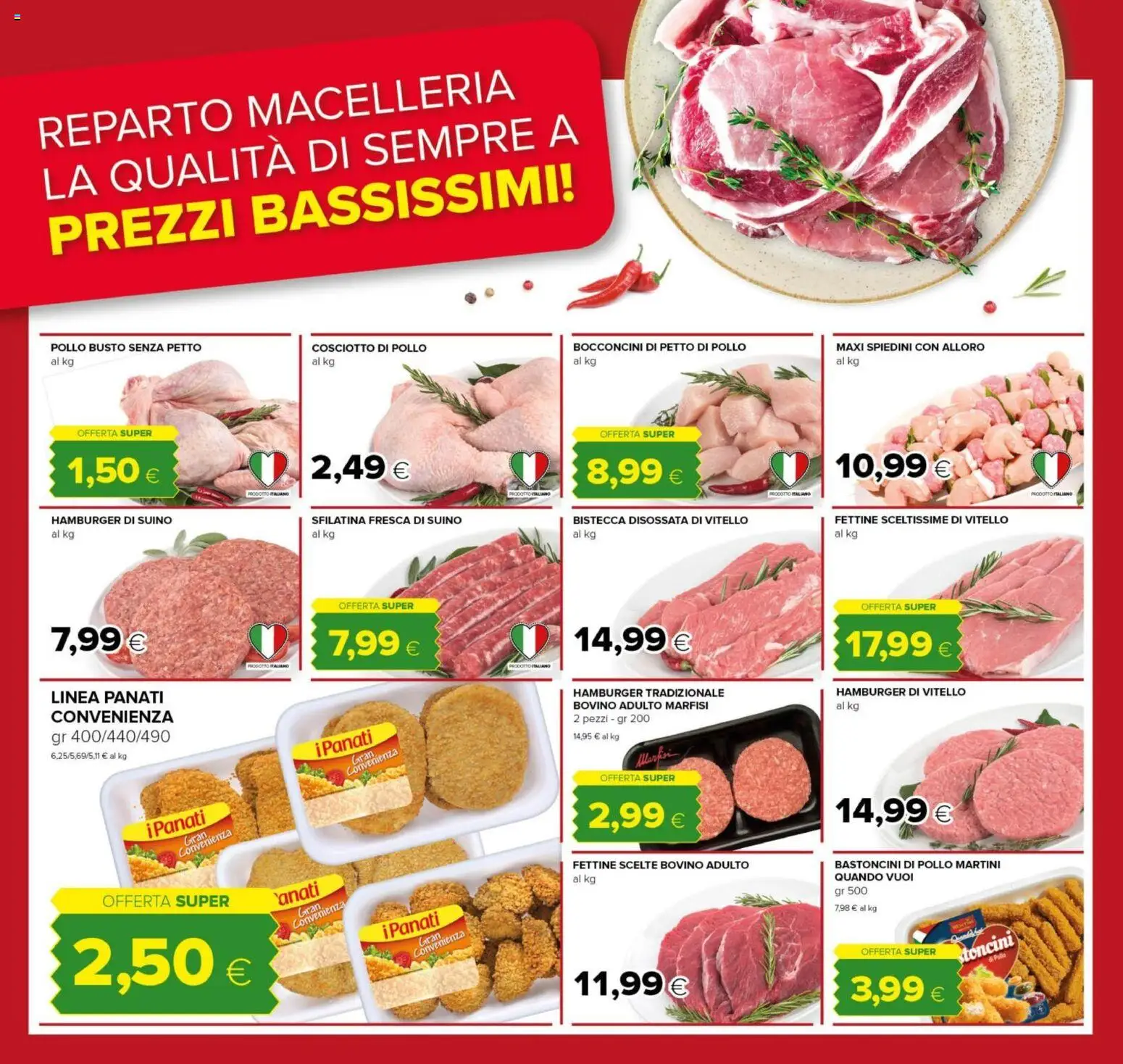 Volantino Tigre del 16/07/2026 | Pagina: 8 | Prodotti: Pollo, Suino, Vitello, Spiedini