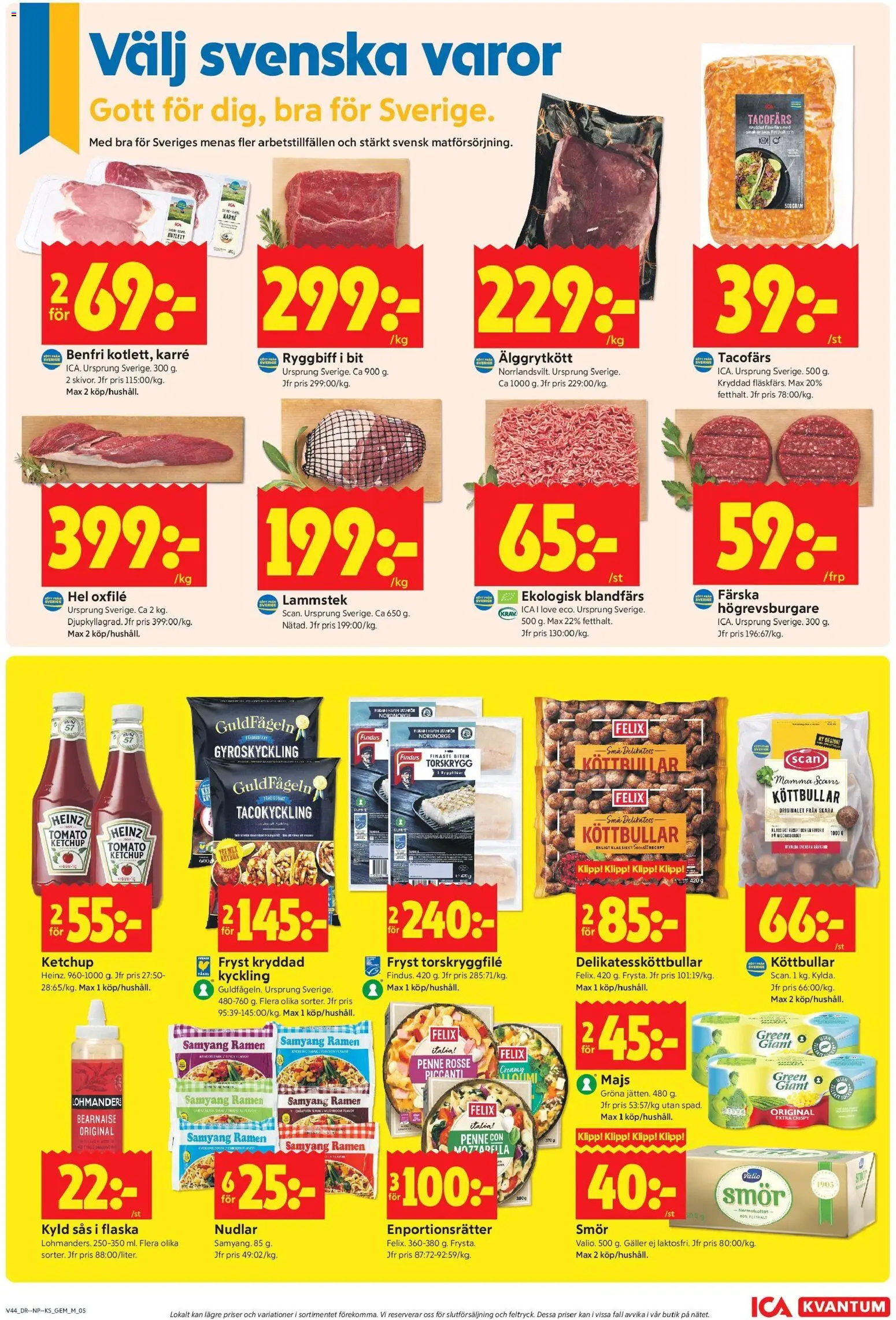 ICA Kvantum reklamblad aktuell från 26/10/2026 | Sida: 5