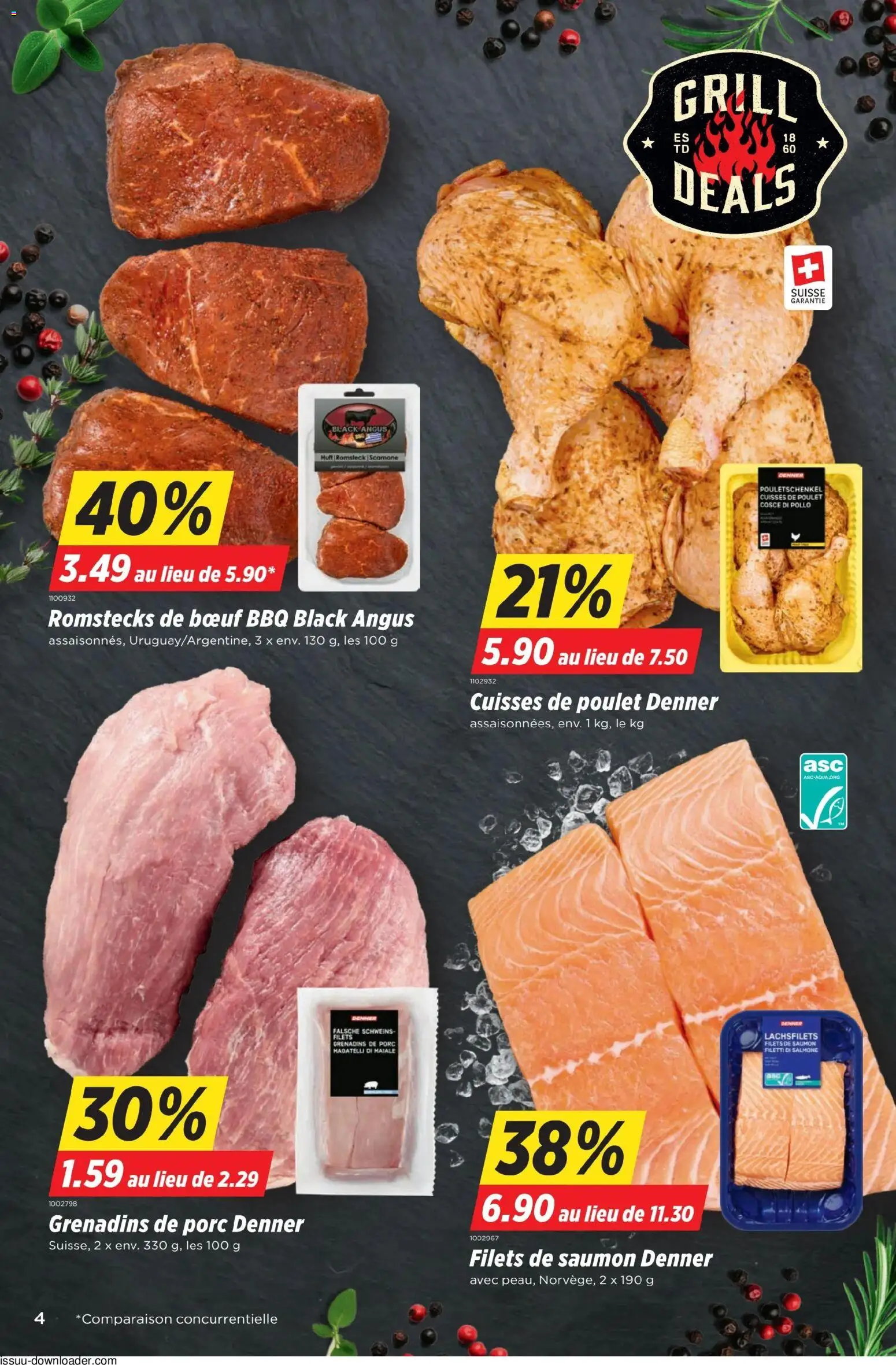Denner aktionen FR – gültig ab 28.05.2026 | Seite: 4 | Produkte: Grill