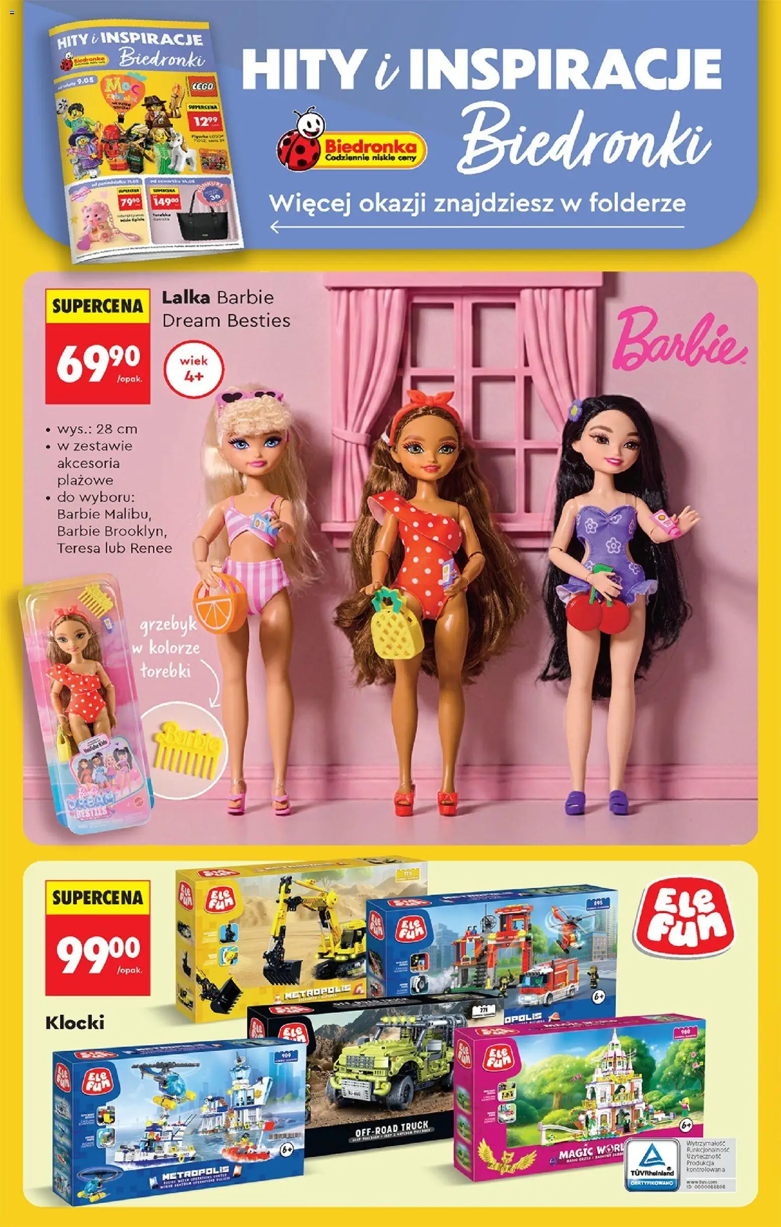 Biedronka Polsko leták od 11.05.2026 | Strana: 100 | Produkty: Barbie