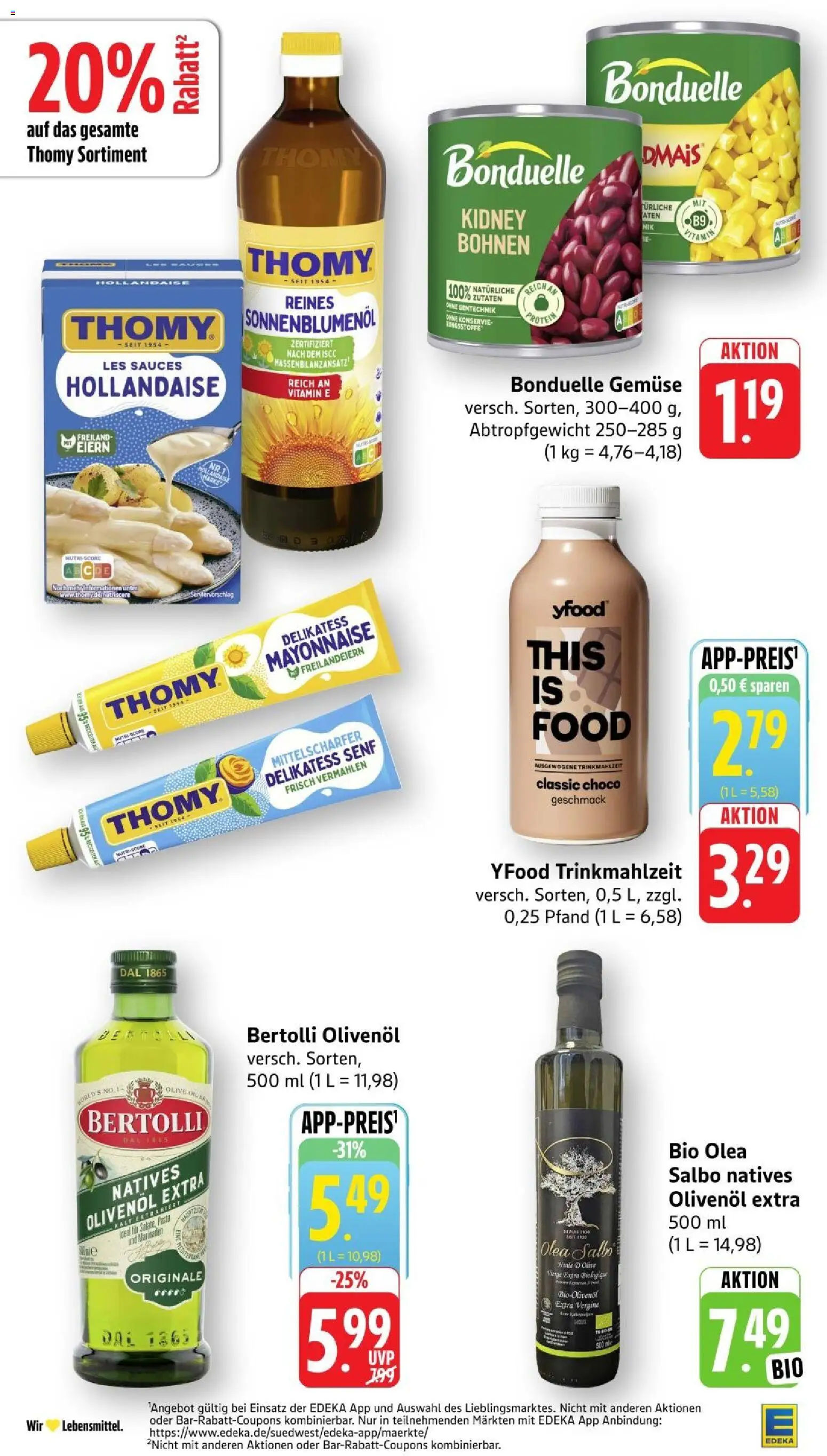 Edeka Prospekt Stuttgart – gültig ab 17.08.2026 | Seite: 28 | Produkte: Sonnenblumenol, Bertolli olivenol, Gemüse, Mayonnaise