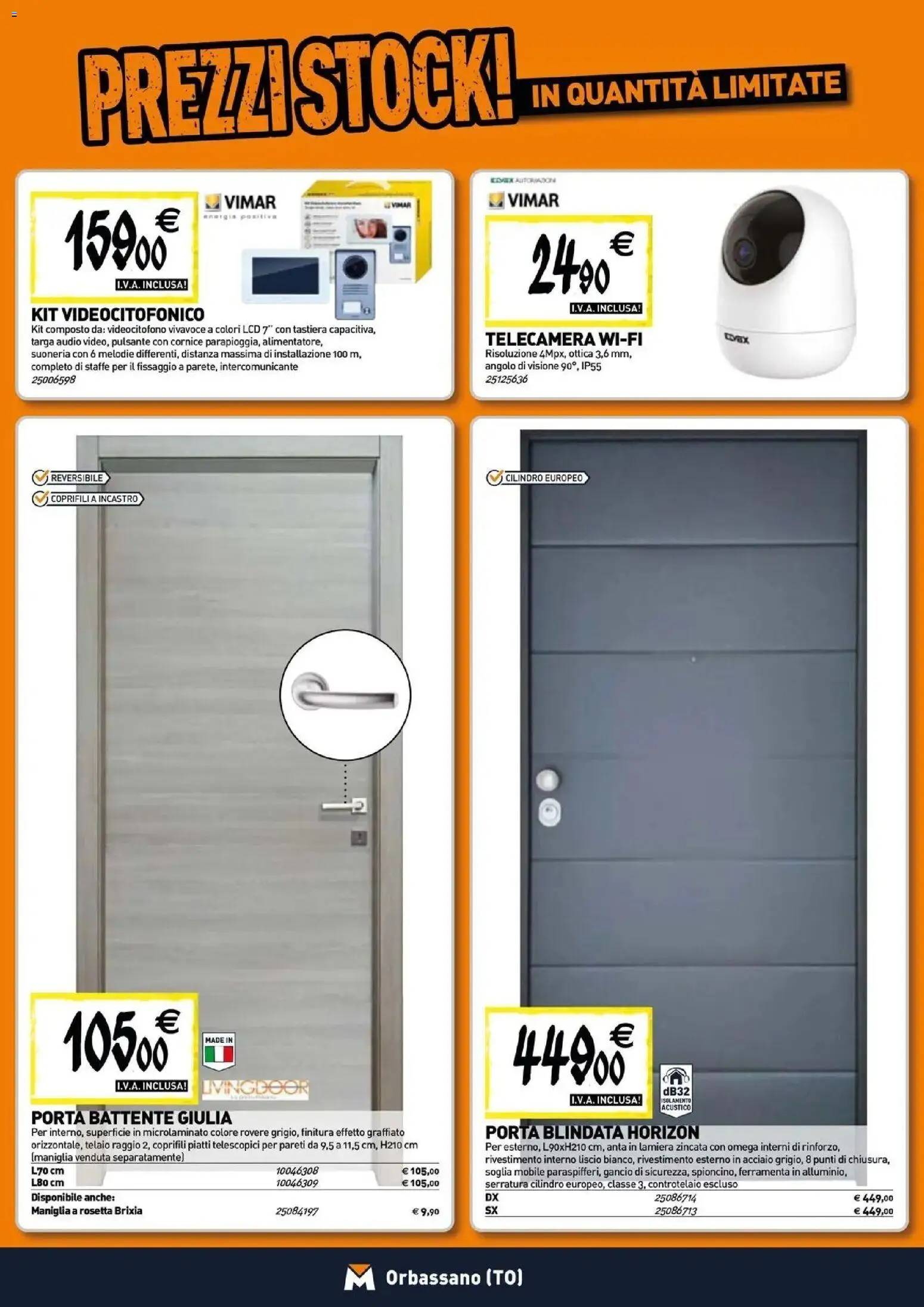 Nuovo TECNOMAT catalogo Orbassano dal 27/08/2026 > offerte anteprima 🛍️ | Pagina: 10 | Prodotti: Mobile, Porta, Tastiera, Omega