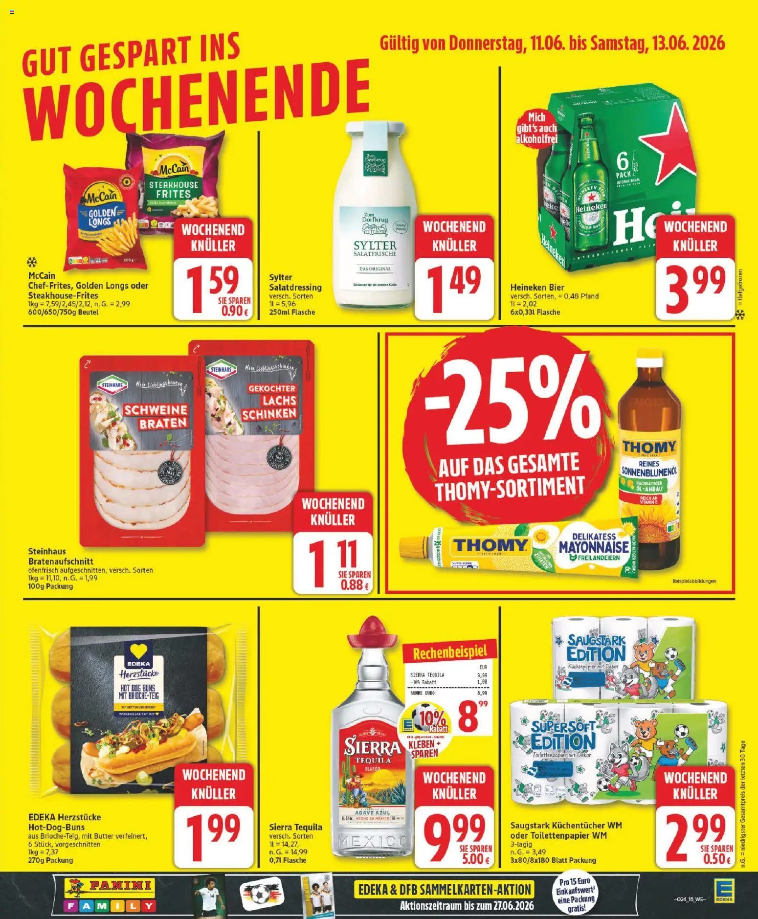 Edeka Prospekt – gültig ab 08.06.2026 | Seite: 19 | Produkte: Butter, Tequila, Kuchen, Toilettenpapier