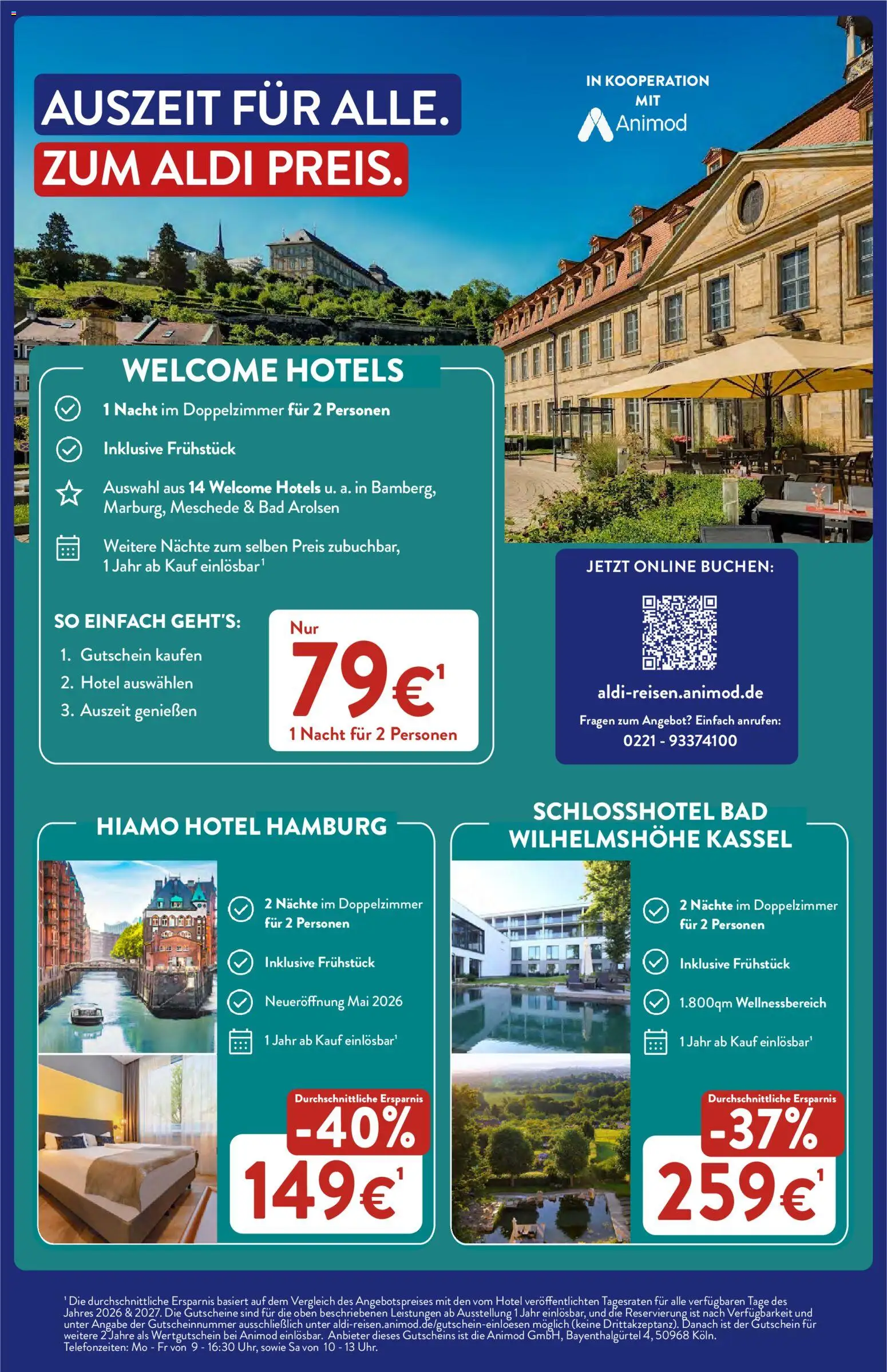 Aldi Reisen Reisemagazin – gültig ab 01.08.2026 | Seite: 6 | Produkte: Bad