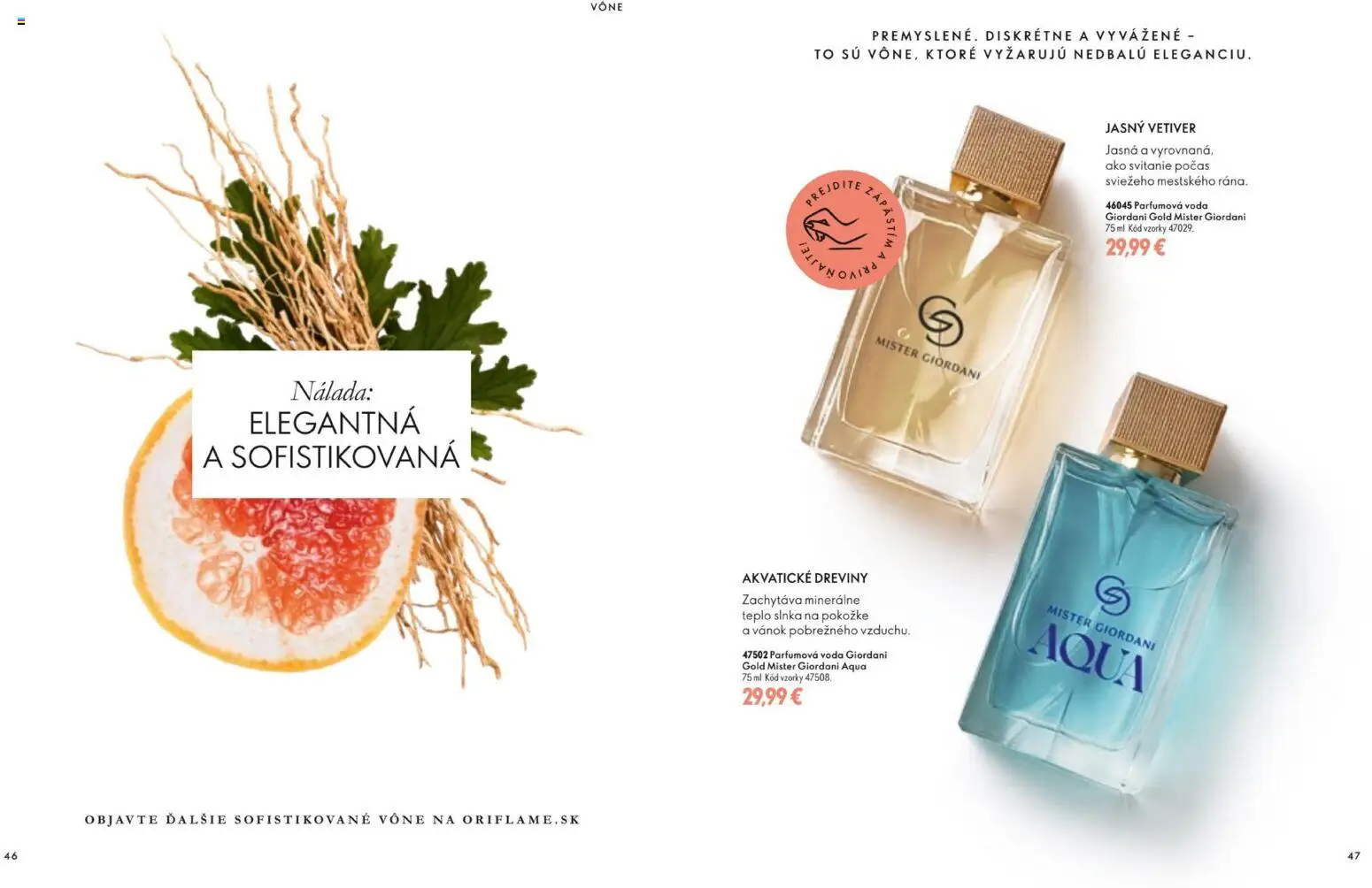 Nové Oriflame akcie – leták je platný od 11.11.2026 | Strana: 24 | Produkty: Voda