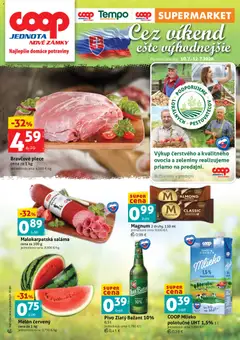 COOP Jednota leták platný od 10.07.2026