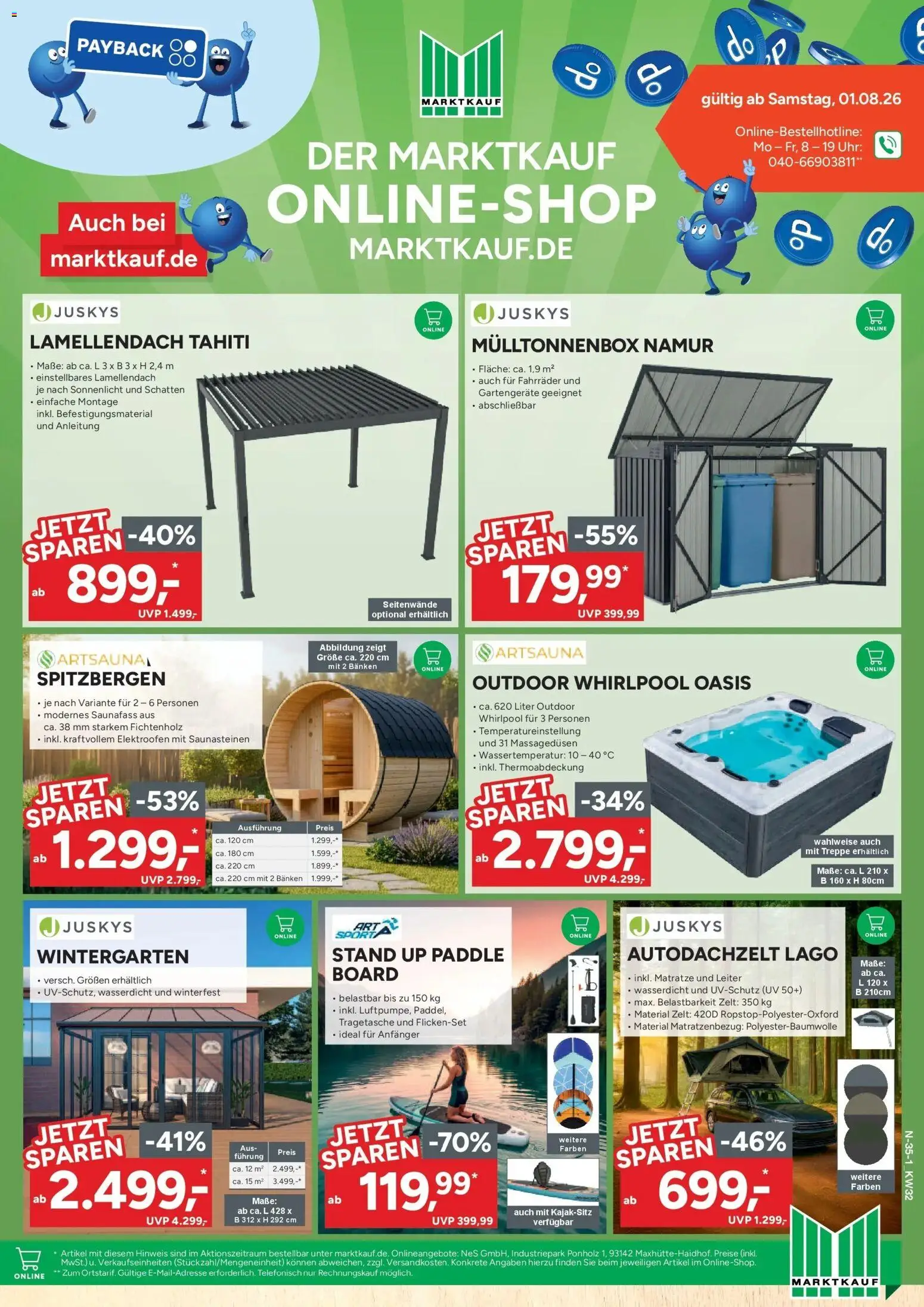 Marktkauf Prospekt Buxtehude (ab 03.08.2026) » Angebote online | Seite: 35 | Produkte: Matratze, Uhr