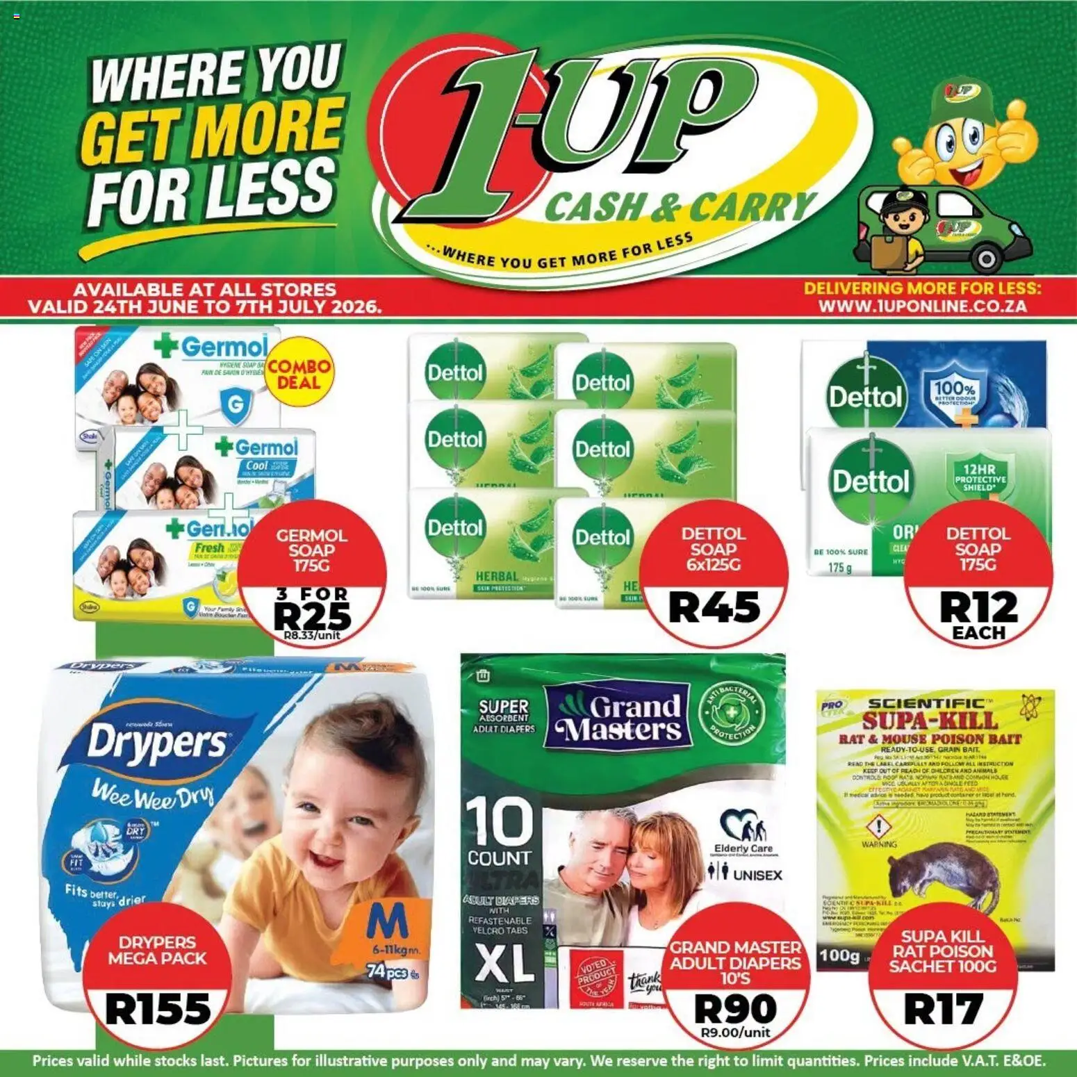 New 1UP Cash & Carry catalogue – valid from 24/06/2026 | Page: 6 | Products: Mouse, Soap