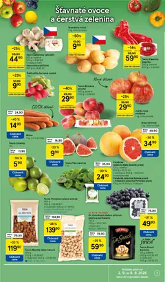 Náhled letáku Tesco Pistácie pražené solené, 500 g od 02.09.2026 | Strana: 3