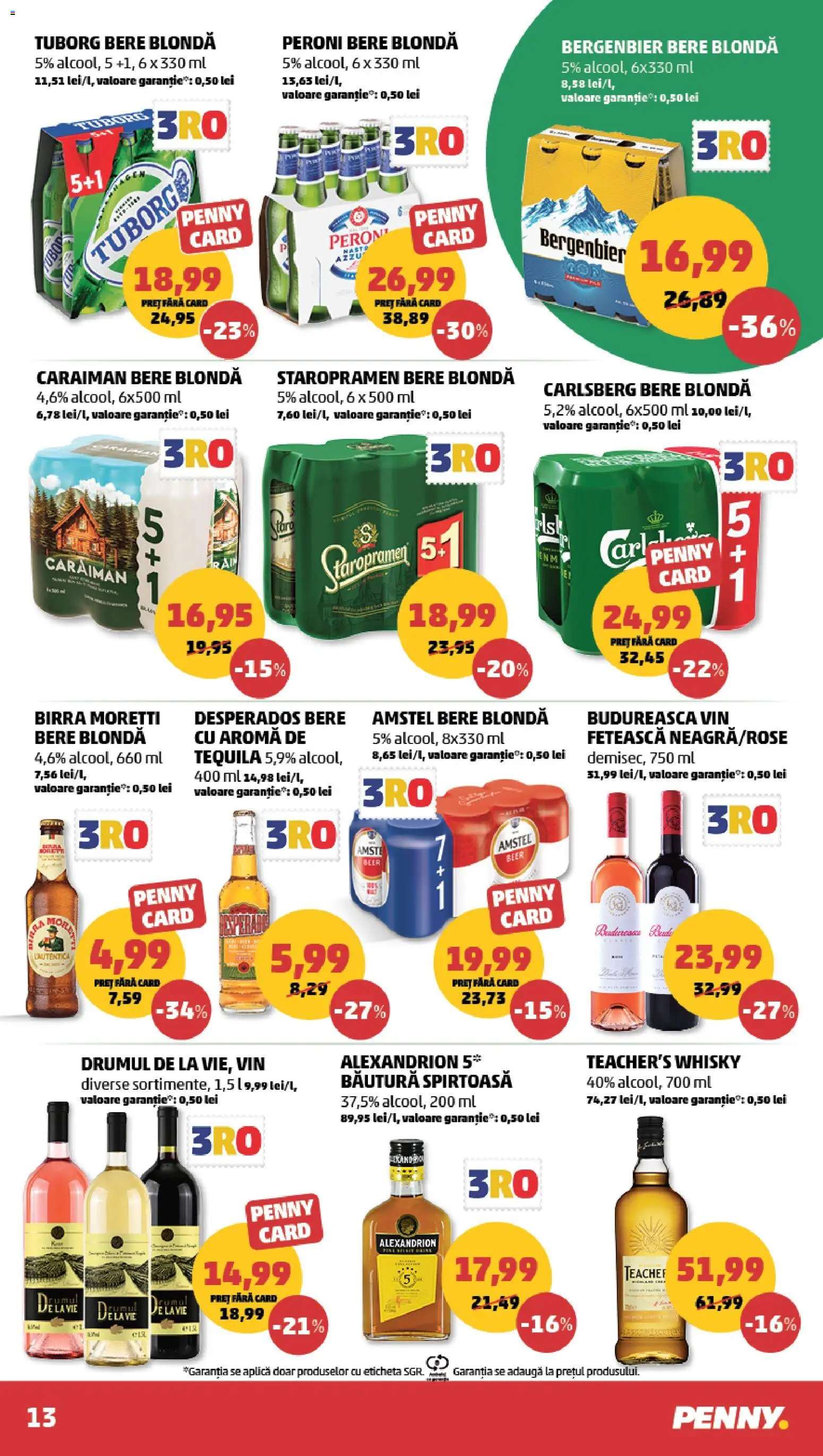 Noul catalog PENNY – valabil de la 06.05.2026 | Pagină: 13 | Produse: Eğitim çantaları, Vin, Bere, Plastik Kulübe