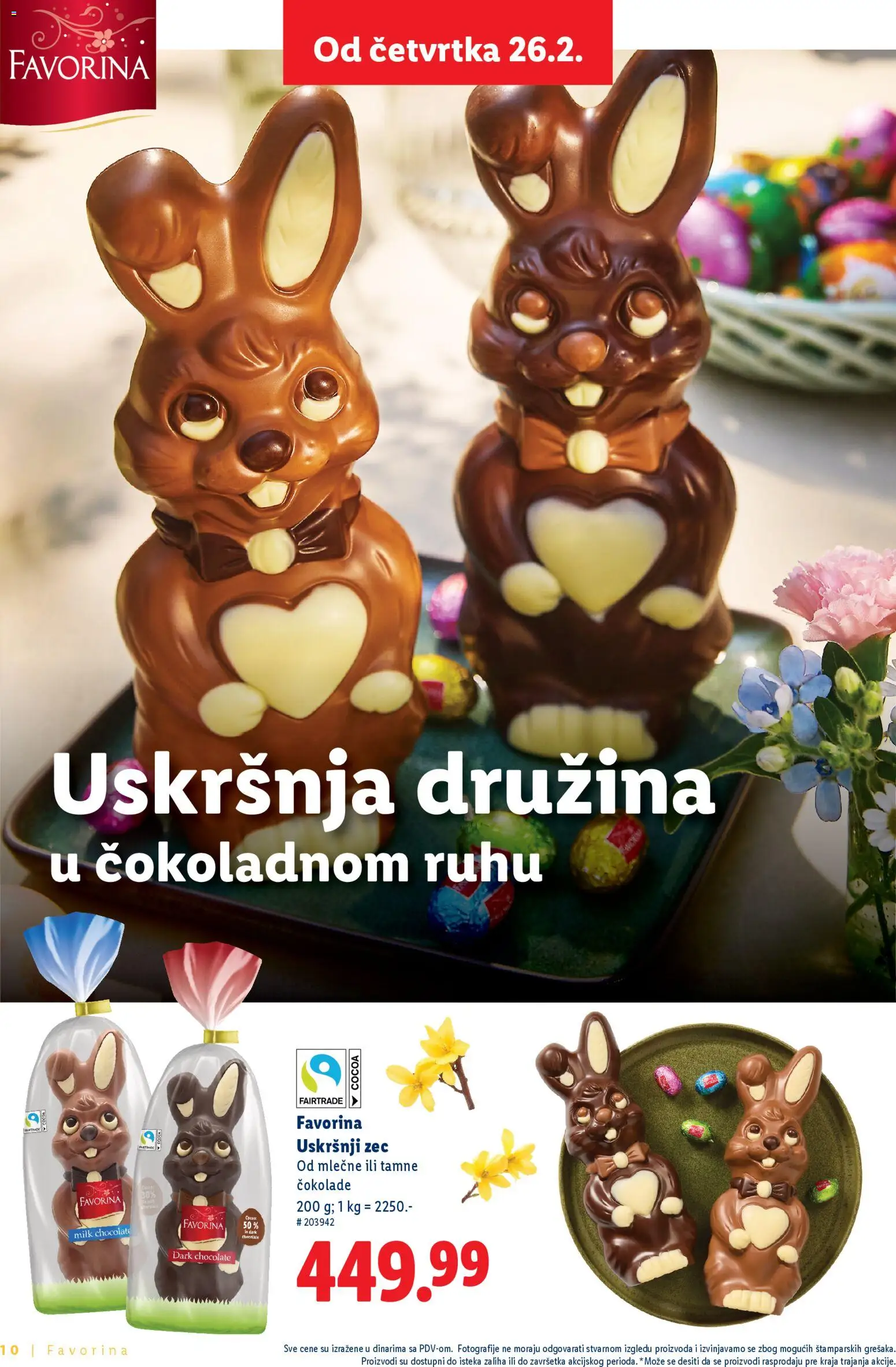 Lidl katalog - važi od 26.02.2026 | Strana: 10 | Proizvode: Zec