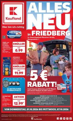 Kaufland Prospekt Königsbrunn ab 01.10.2026 gültig