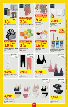 Pré-visualização Auchan folheto válido de 11.06.2026 | Página: 35 | Produtos: Chinelos de praia, Porta, Guardanapos, Gin