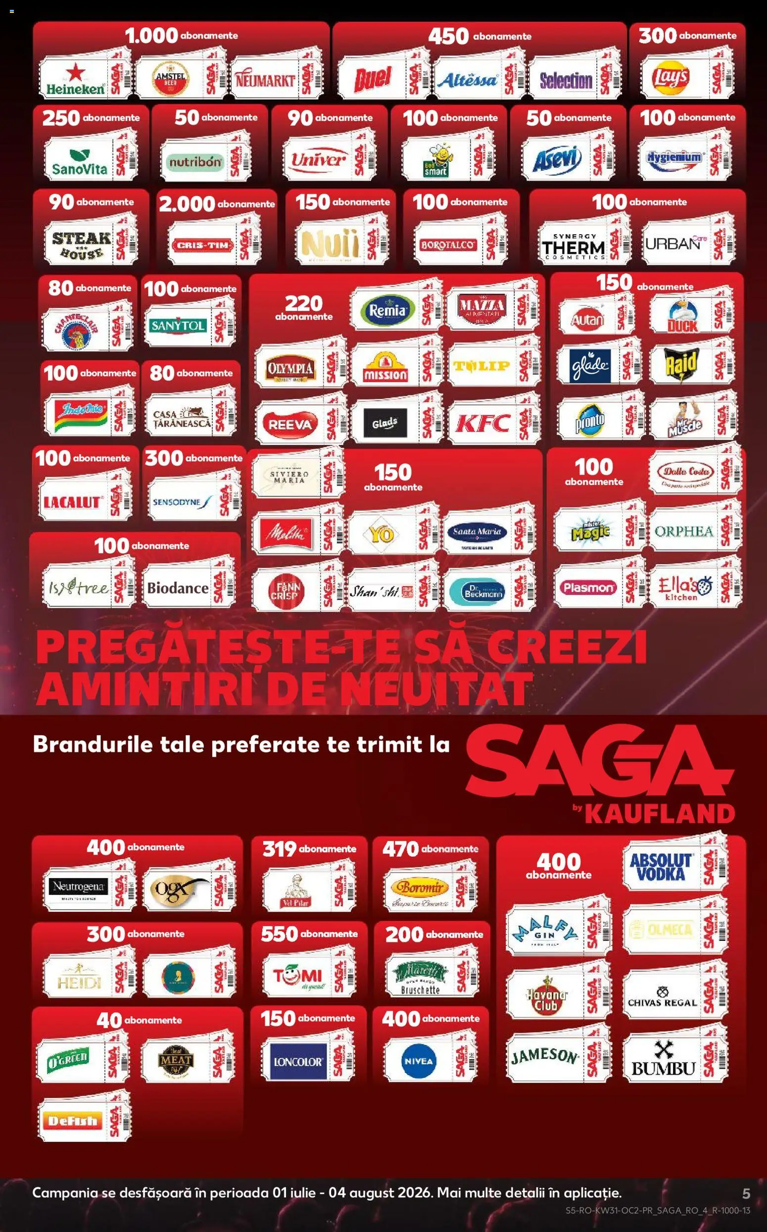 Noul catalog Kaufland – valabil de la 29.07.2026 | Pagină: 5 | Produse: Vodka