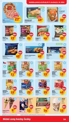 Náhled letáku JAHODY MRAZIVÁ ČERSTVOST, mražené | 750 g od 30.09.2026 | Strana: 16