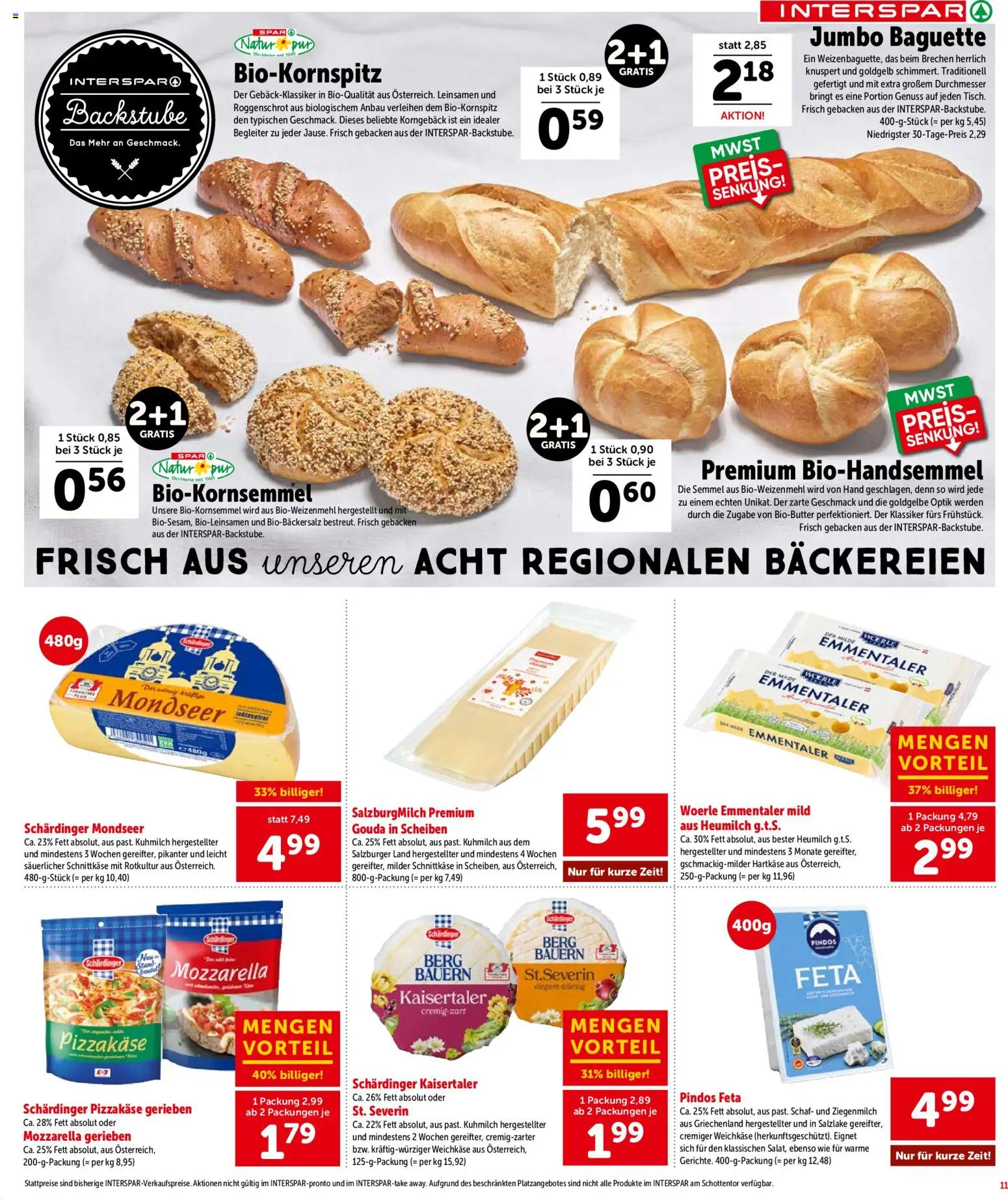 Interspar Flugblatt - Wien gültig ab 01.07.2026 | Seite: 11 | Produkte: Jääkaappipakastin