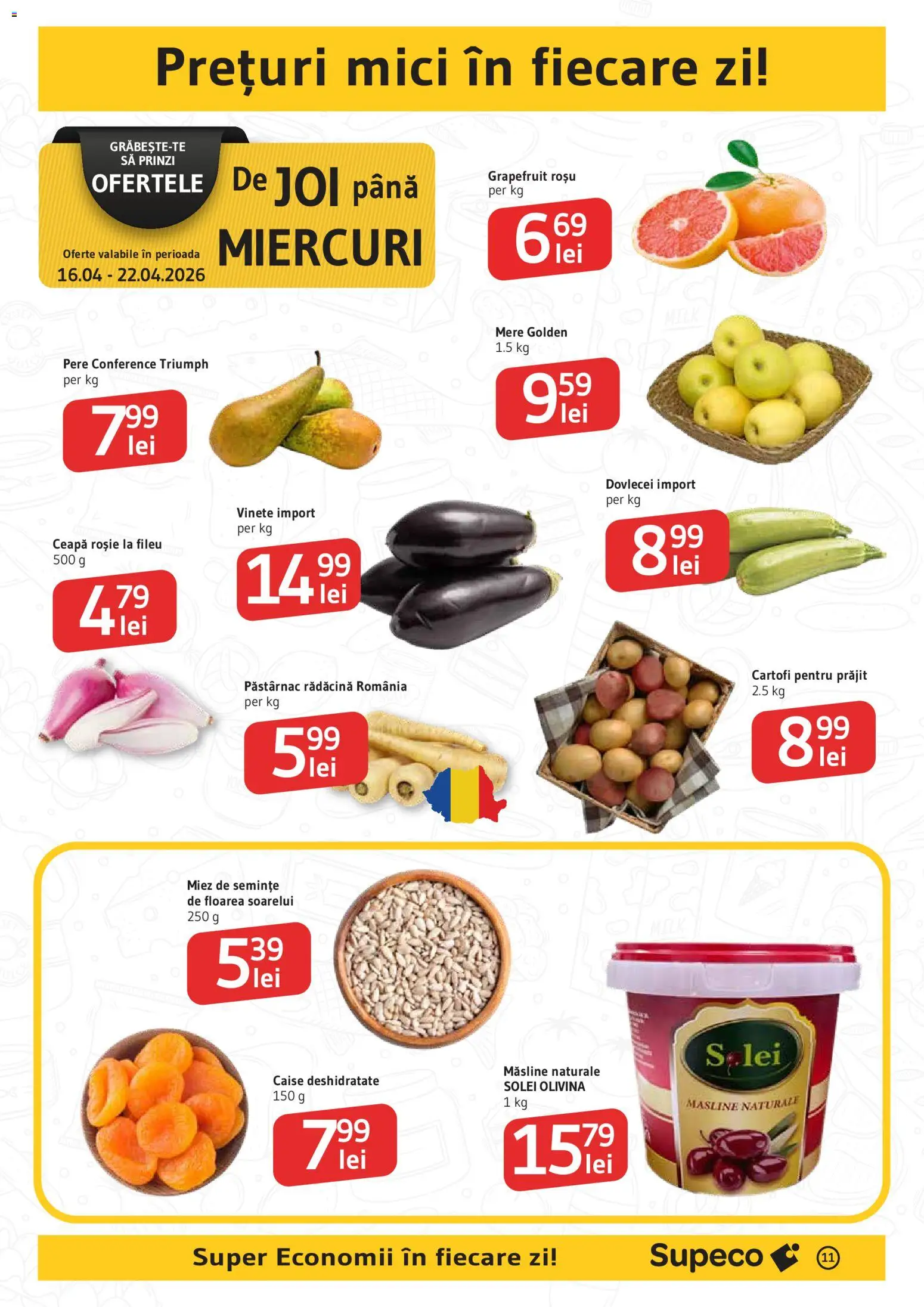 Noul catalog Supeco – valabil de la 16.04.2026 | Pagină: 11 | Produse: Press Kemik, Mici, Mere, Ahtapot
