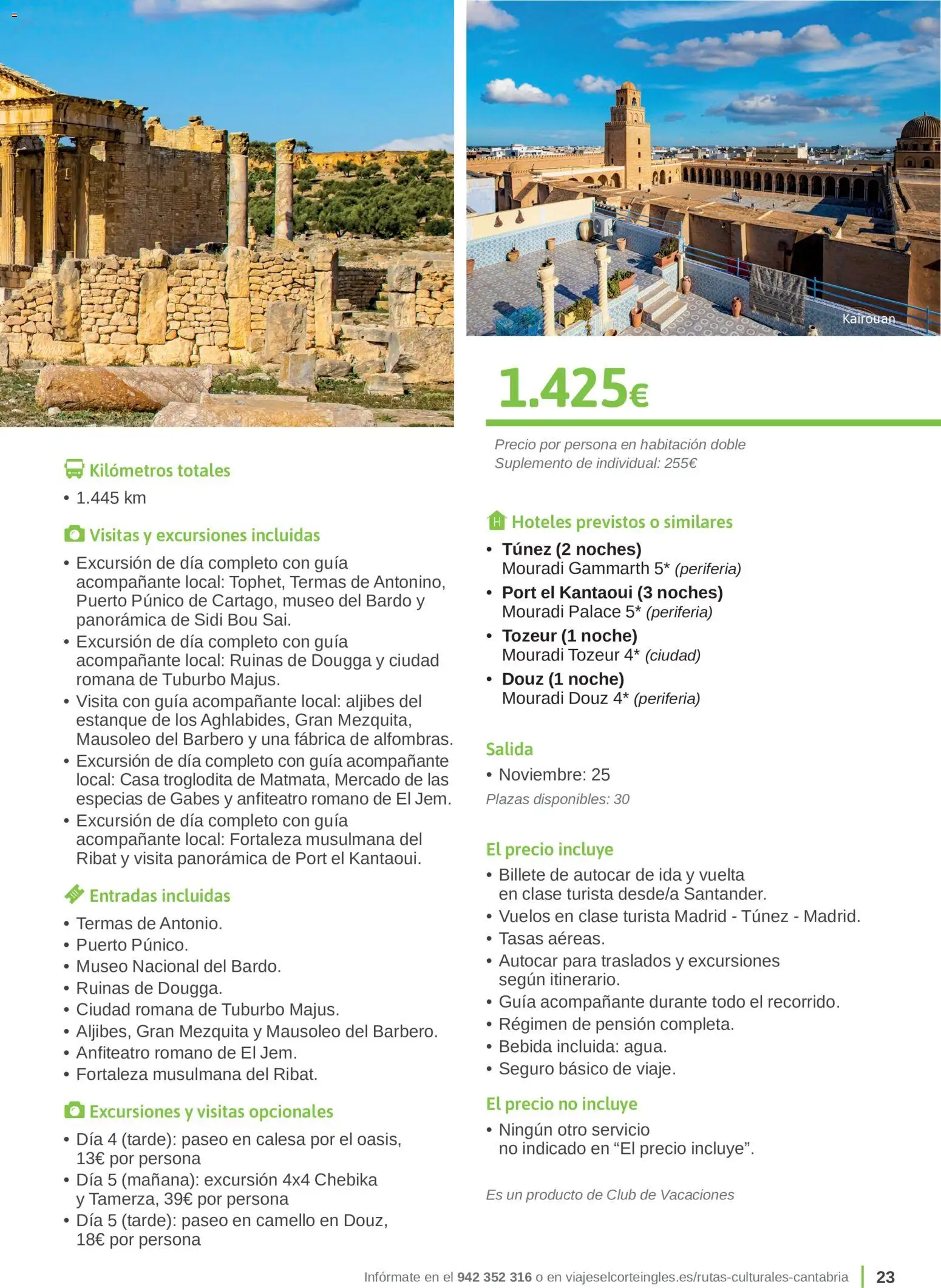Viajes El Corte Inglés Rutas Culturales Cantabria │ válido desde el 01.05.2026 | Página: 23