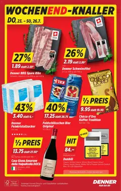 Chicco d'Oro Kaffee Tradition, Bohnen, 1 kg ab 23.07.2026 gültig | Seite: 22 | Produkte: Spare Ribs, Kaffee, Bier, Zucker