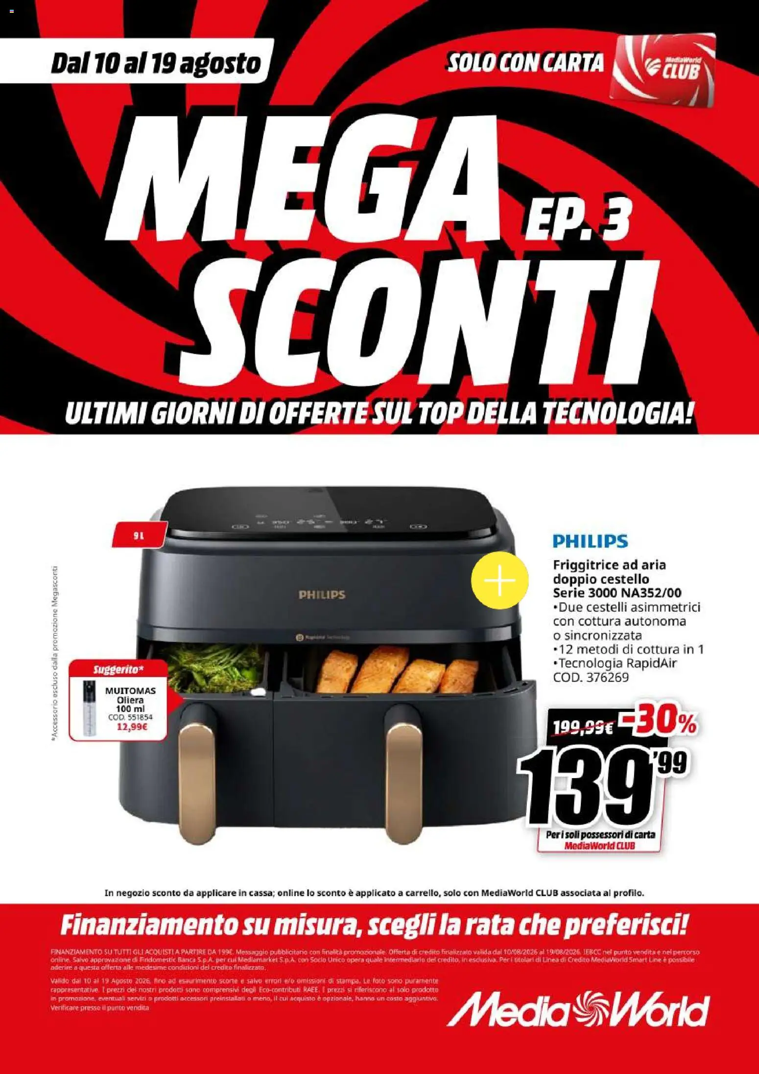 Volantino Media World del 10/08/2026 | Pagina: 52