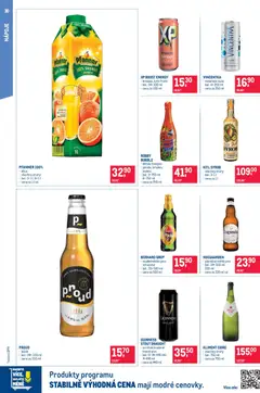 Náhled letáku Makro leták - Pro milovníky jídla od 07.10.2026 | Strana: 30 | Produkty: Voda, Robby Bubble, Bernard, Dětský šampus