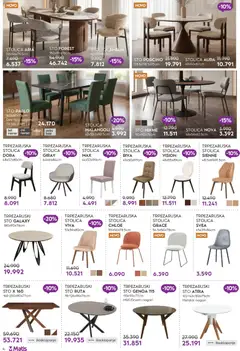 Matis katalog - pregled Matis kataloga - važi od 01.06.2026 | Strana: 4 | Proizvode: Sto, Stolica, Trpezarijski sto