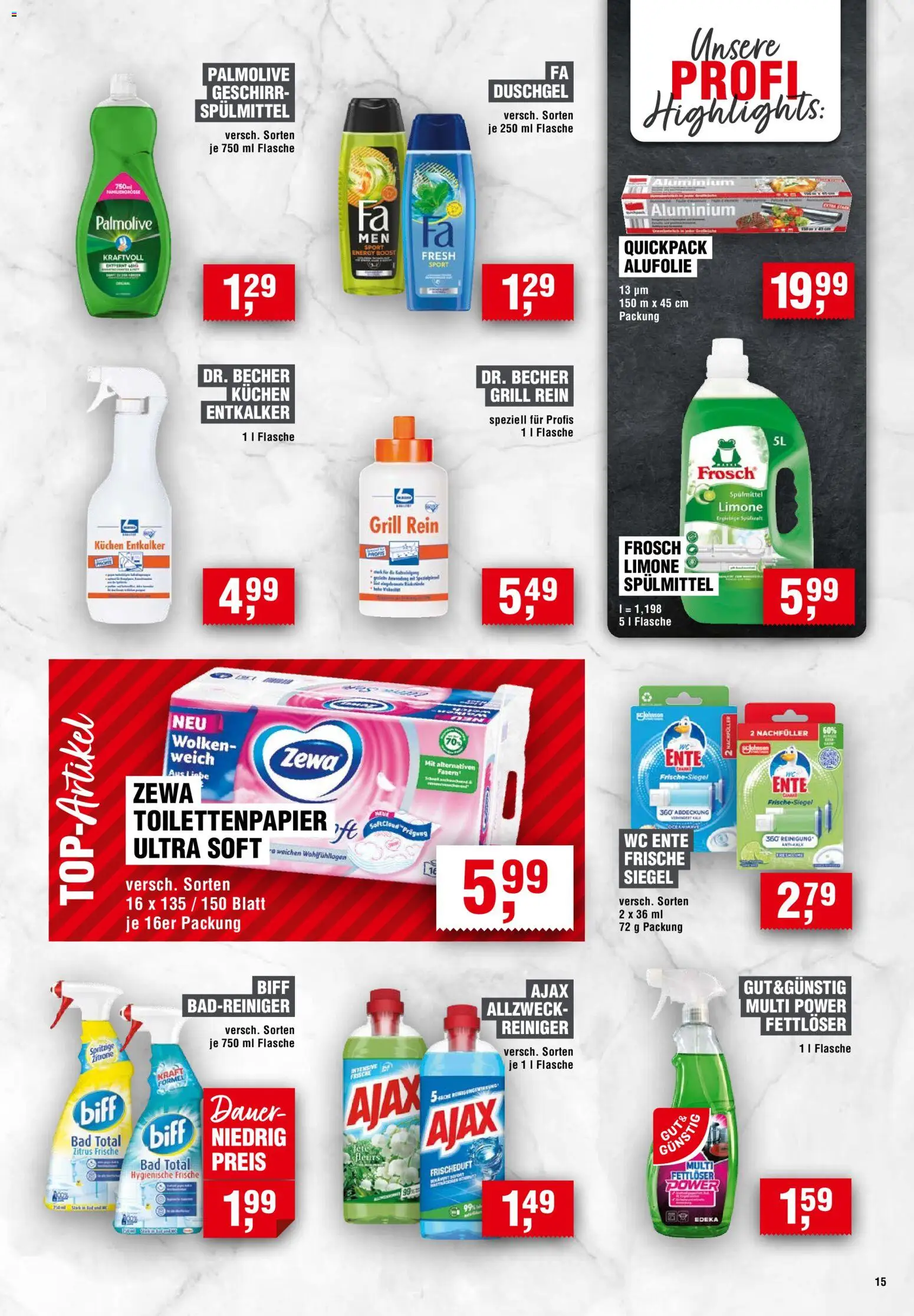 Handelshof Prospekt – gültig ab 08.10.2026 | Seite: 15 | Produkte: Energy, Bad, Ente, Toilettenpapier