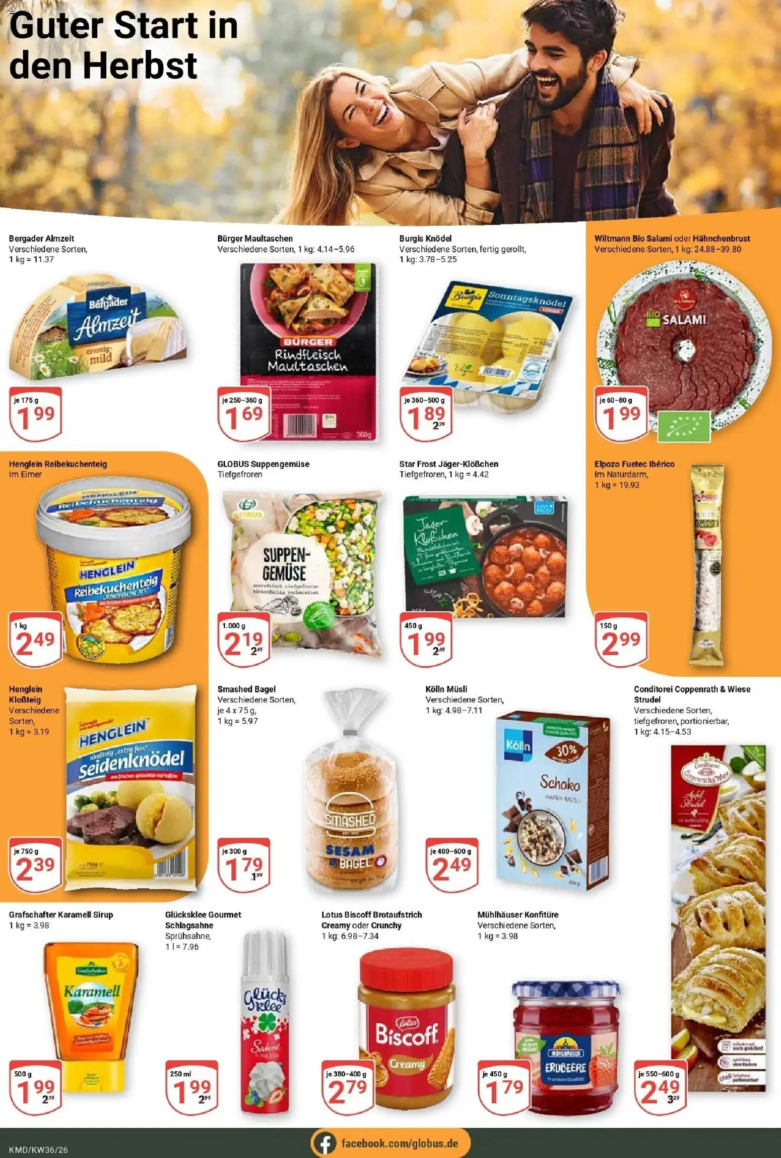 Globus Prospekt Köln (ab 31.08.2026) » Angebote online | Seite: 7 | Produkte: Sirup, Maultaschen, Sahne, Hahnchenbrust