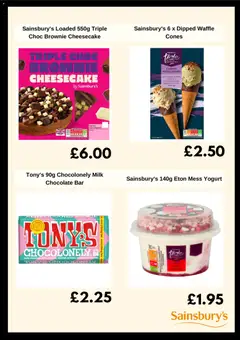 Preview of Sainsbury's - Weekly offers valid from 05.05.2026 | Page: 2 | Products: Cheesecake, Milk, Siège bébé, Sea salt