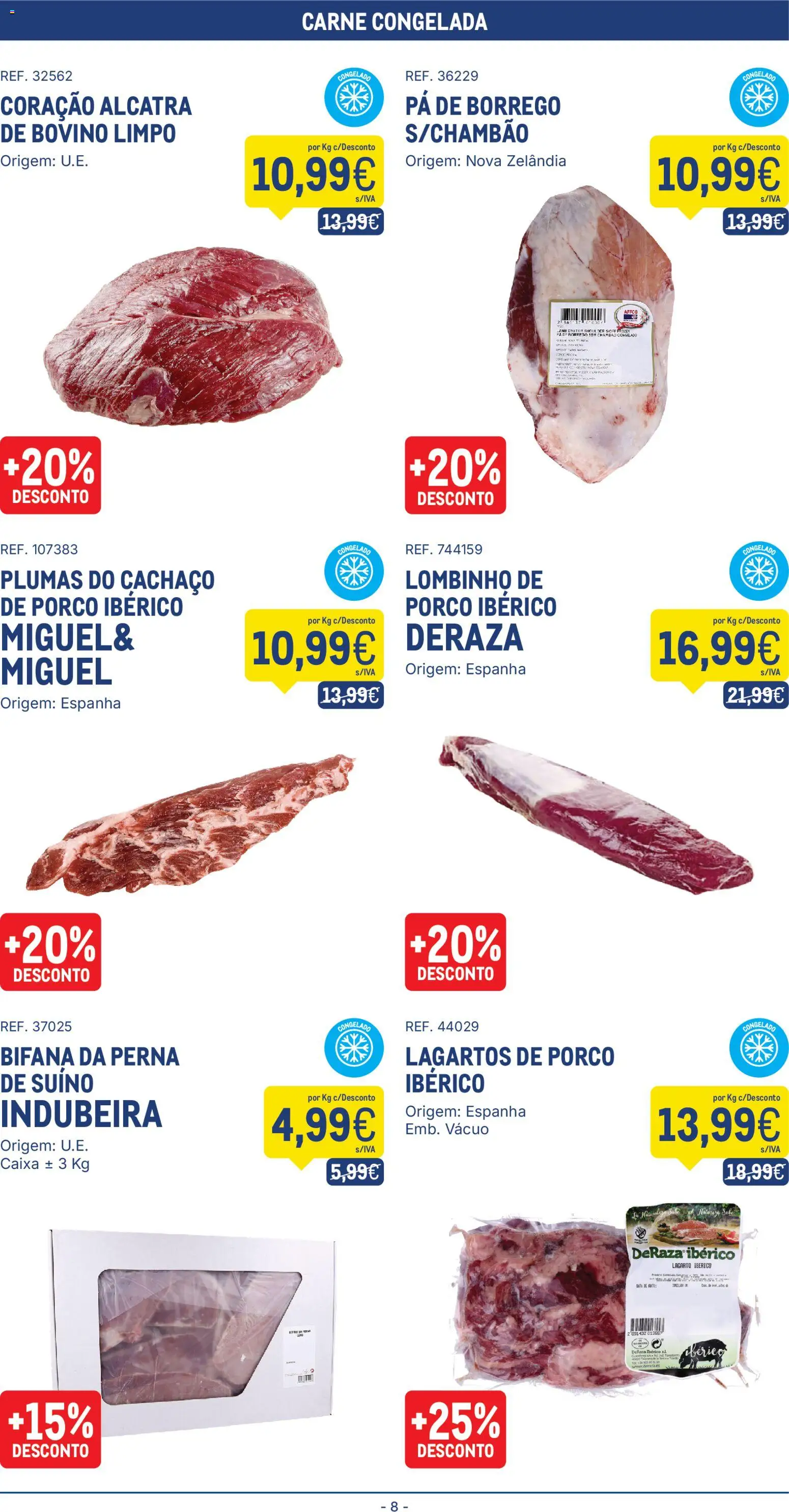 Makro folheto │ válido de 16.06.2026 | Página: 8 | Produtos: Lagartos de porco, Caixa, Carne, Pá