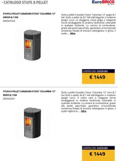 Anteprima del volantino Eurobrico Stufe a Pellet catalogo valido a partire dal 23.07.2025 | Pagina: 11 | Prodotti: Pellet, Stufa a pellet, Stufa