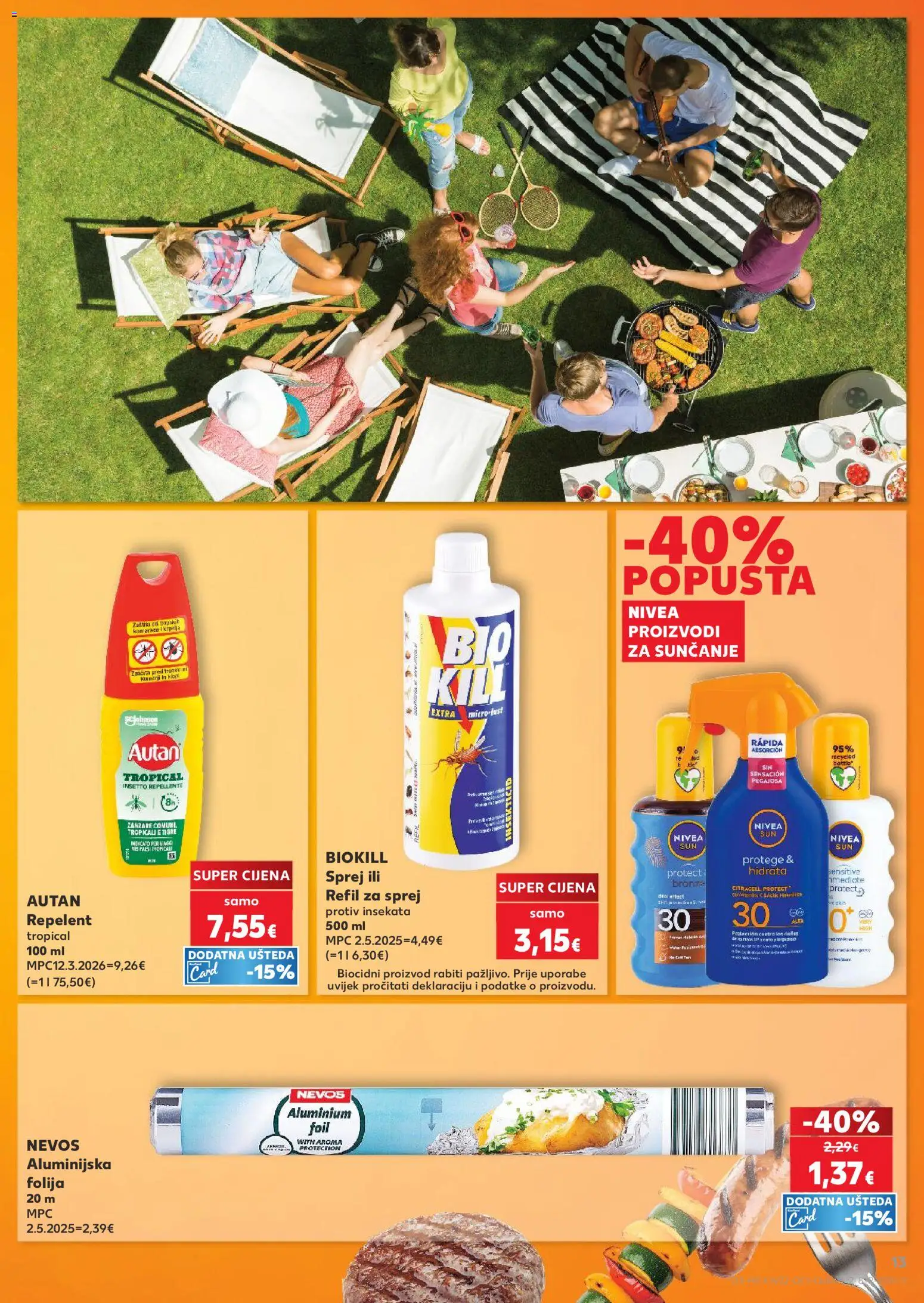 Kaufland katalog | vrijedi od 27.05.2026 | Stranica: 13 | Proizvodi: Sprej protiv insekata, Nivea