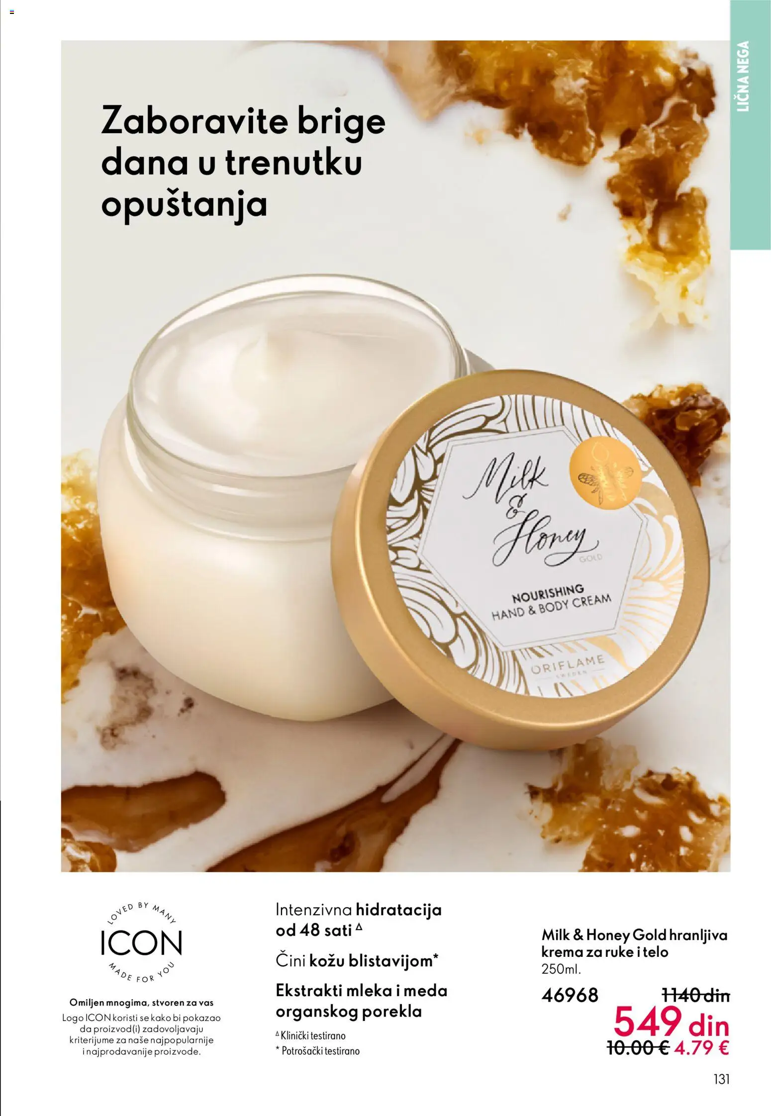 Oriflame katalog - važi od 03.06.2026 | Strana: 131 | Proizvode: Krema, Krema za ruke