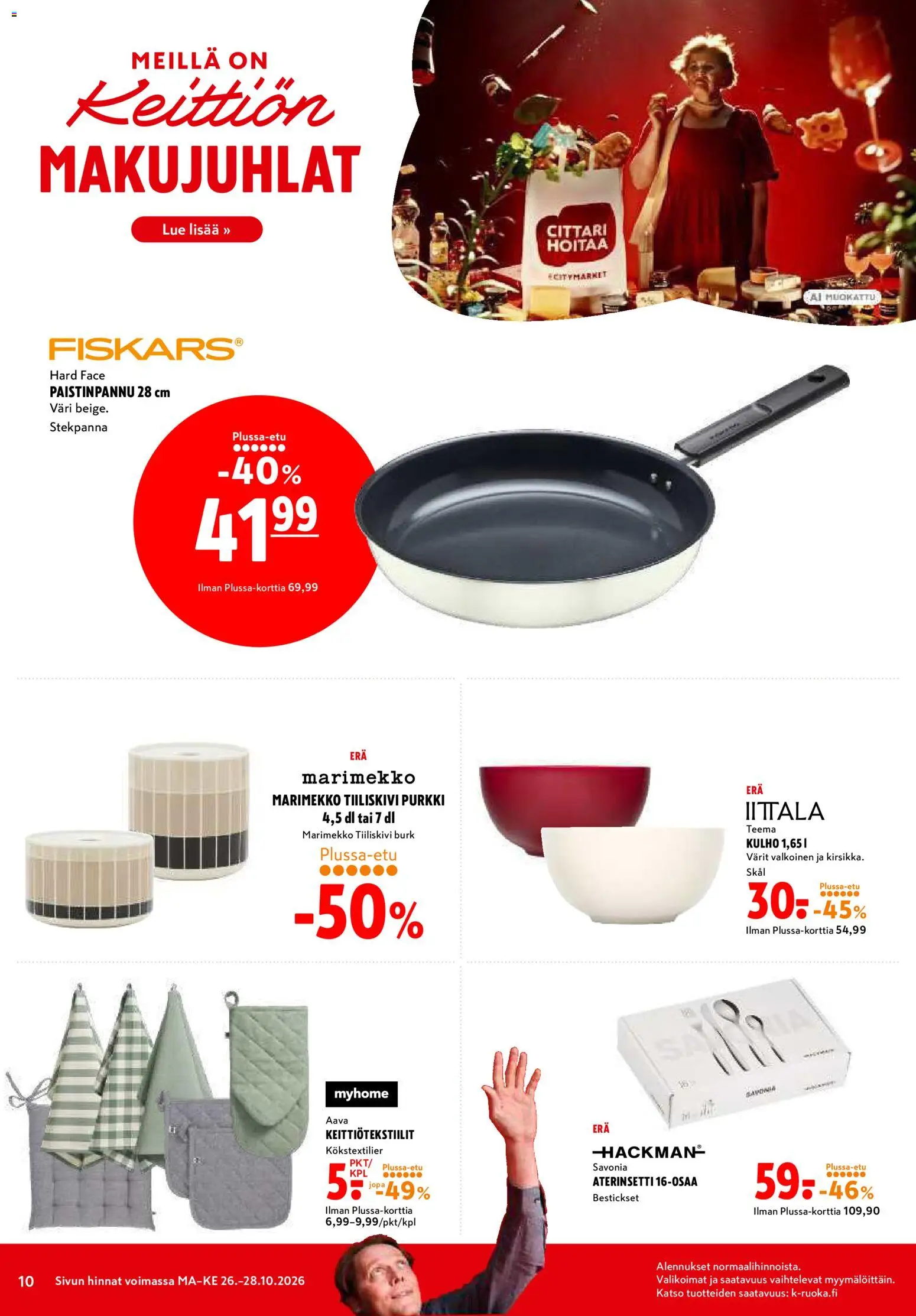 K-Citymarket tarjoukset – voimassa 26/10/2026 alkaen | Sivu: 10