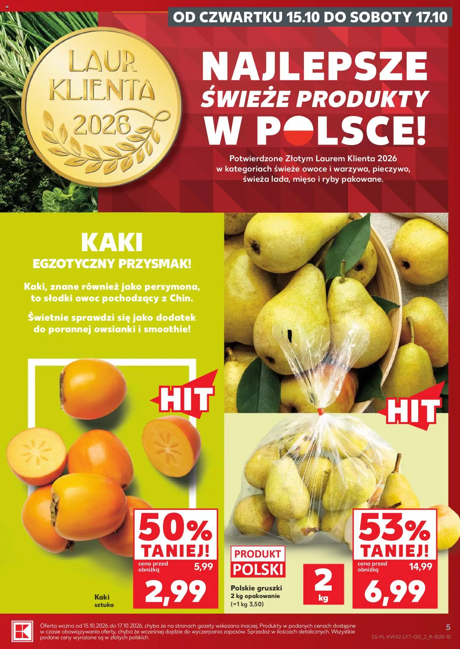 Kaufland gazetka od 15.10.2026 | Strona: 5