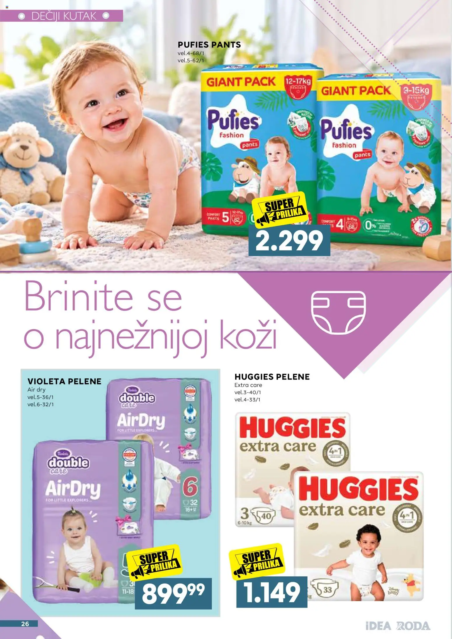 Idea katalog - važi od 26.10.2026 | Strana: 26 | Proizvode: Pelene