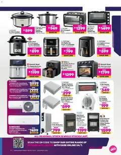 Game specials catalogue – valid from 21/07/2026 | Page: 19 | Products: Oven, Air conditioner, Blanket, Slow cooker