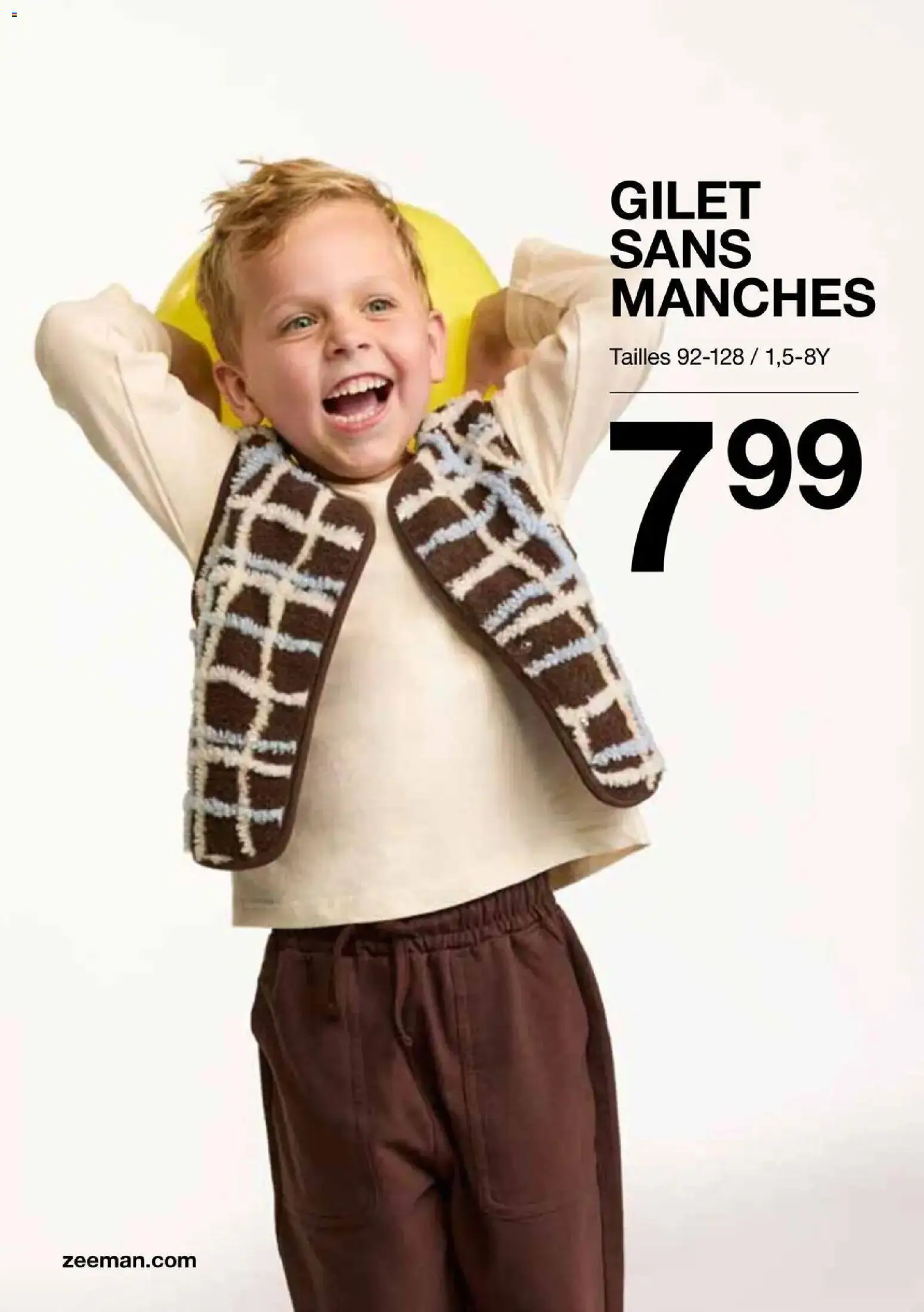 Zeeman - La rentrée avec notre nouvelle collection enfant à partir du 08/08/2026 - promo en ligne | Page: 14 | Produits: Gilet