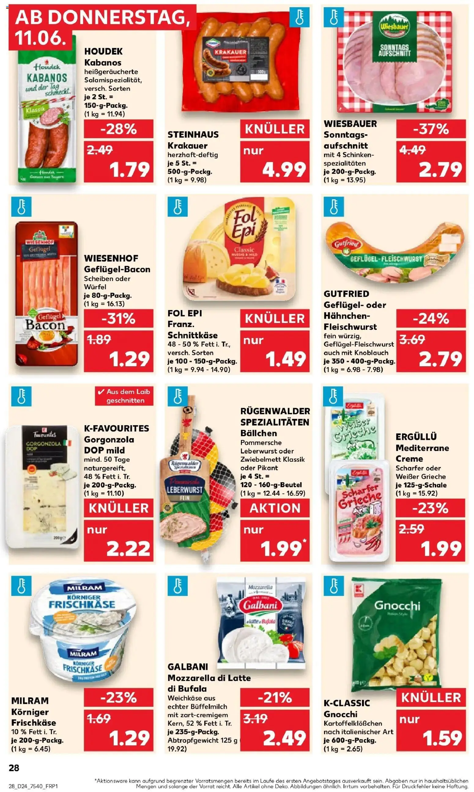 Kaufland Prospekt Annaberg-Buchholz – gültig ab 08.06.2026 | Seite: 37 | Produkte: Mozzarella, Creme, Milram, Schinken