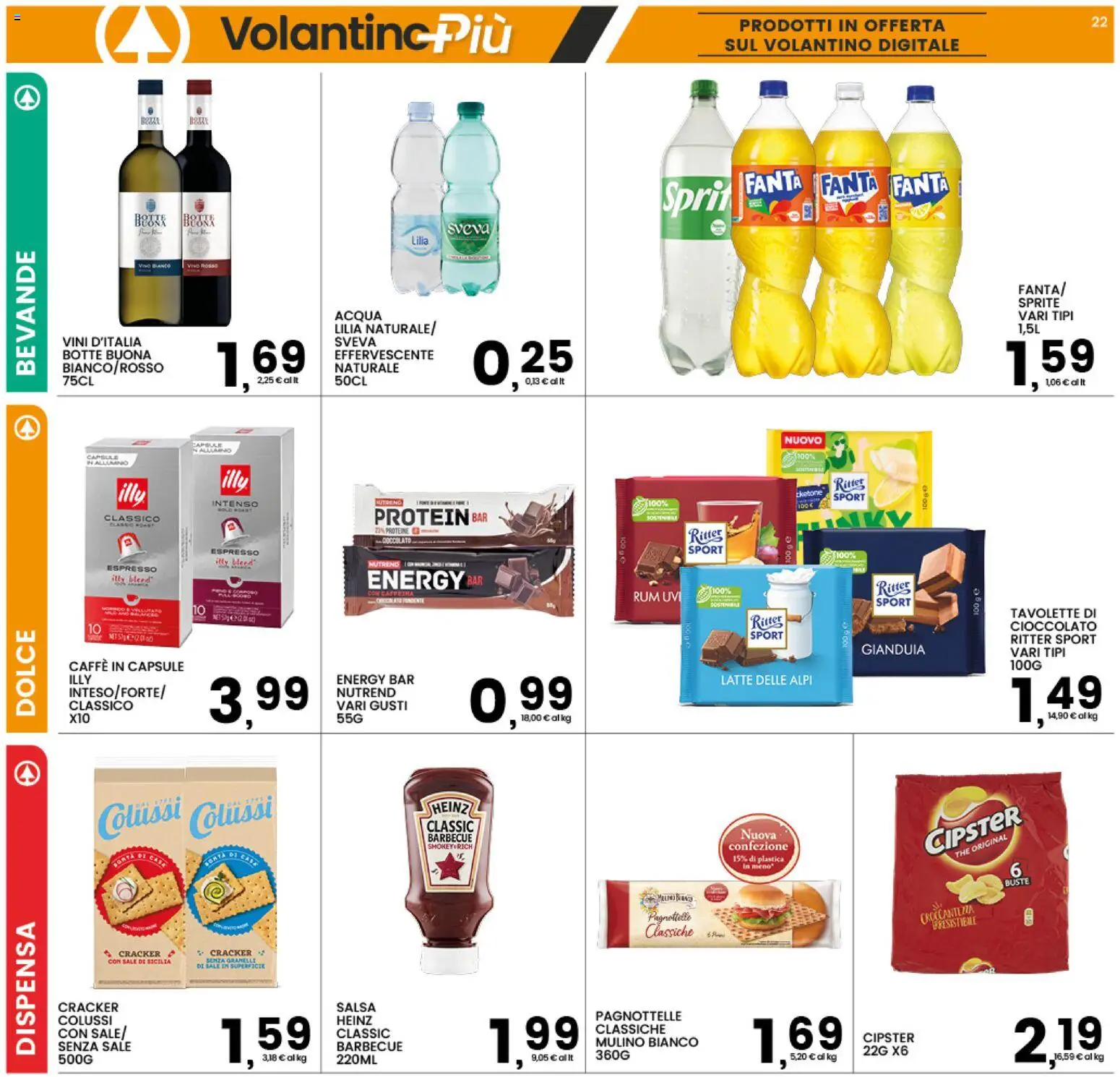 Volantino Interspar del 18.05.2026 | Pagina: 22 | Prodotti: Cioccolato, Rum, The, Caffe in capsule