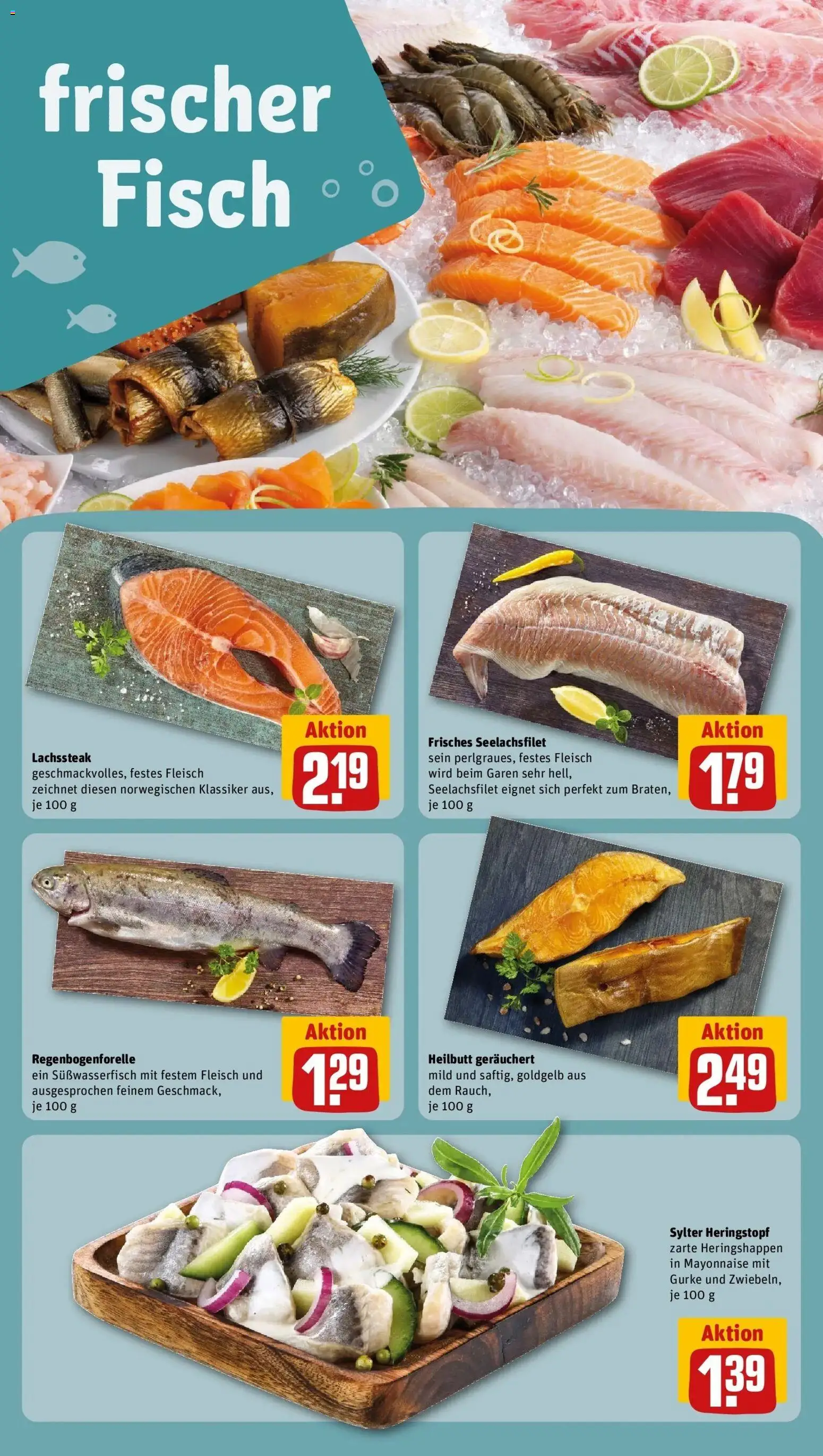REWE Prospekt ab 12.10.2026 zum Blättern » Angebote | Seite: 34 | Produkte: Fisch, Mayonnaise, Fleisch