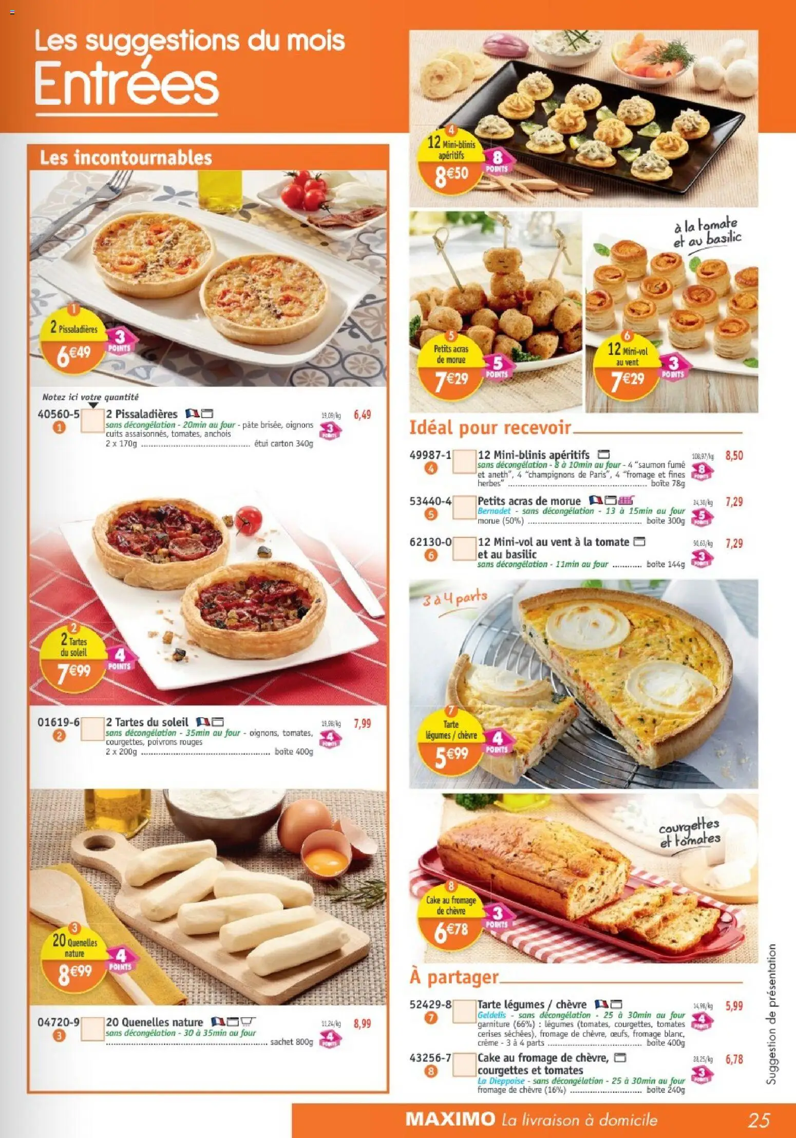 {H1} | Page: 25 | Produits: Cerises, Fromage de chèvre, Anchois, Saumon