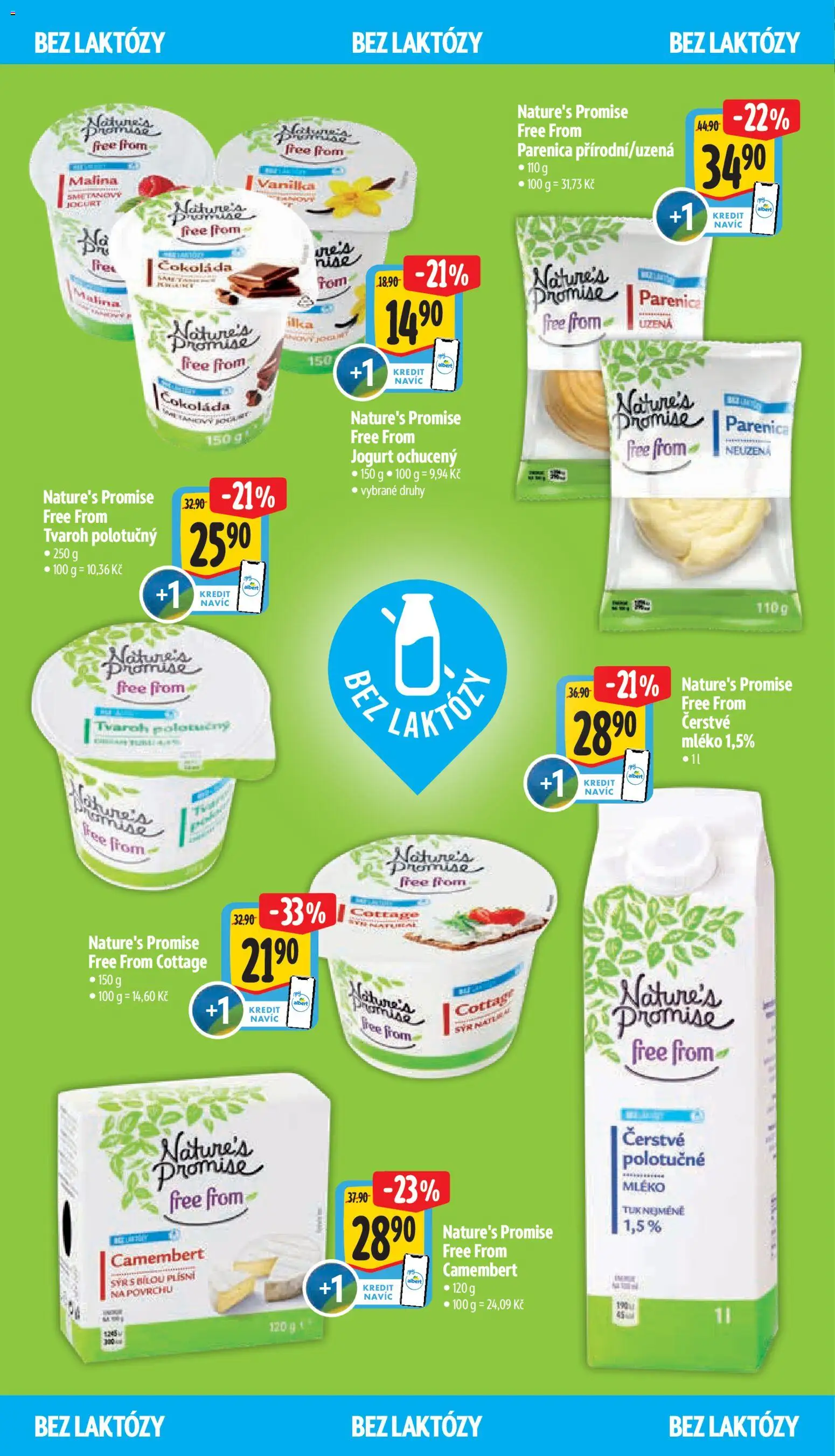 Albert leták - Hypermarket - Vestec od 22.07.2026 | Strana: 10 | Produkty: Parenica, Jogurt, Čokoláda, Tvaroh
